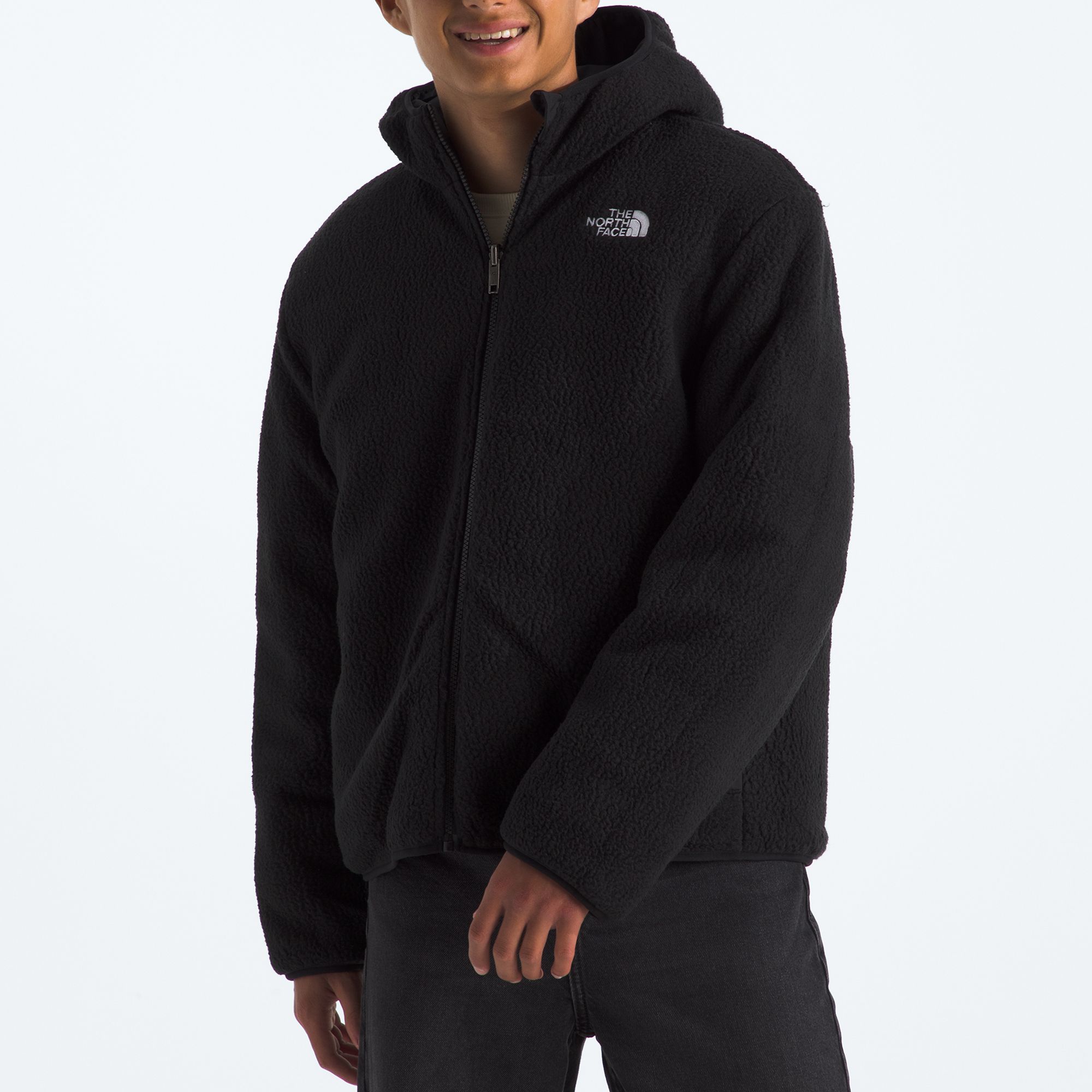The North Face Boys' Reversible Shasta Hooded Full-Zip Jacket product image