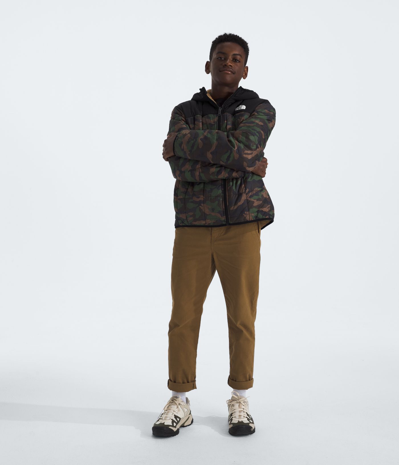 The North Face Boys Reversible Shasta Hooded Full Zip Jacket Publiclands