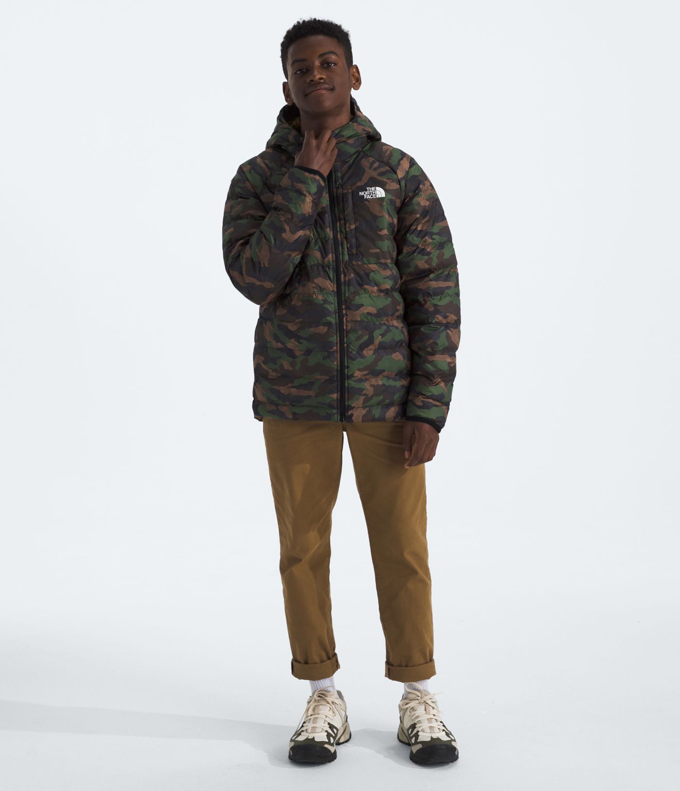 The North Face Boys Reversible Perrito Hooded Jacket Publiclands