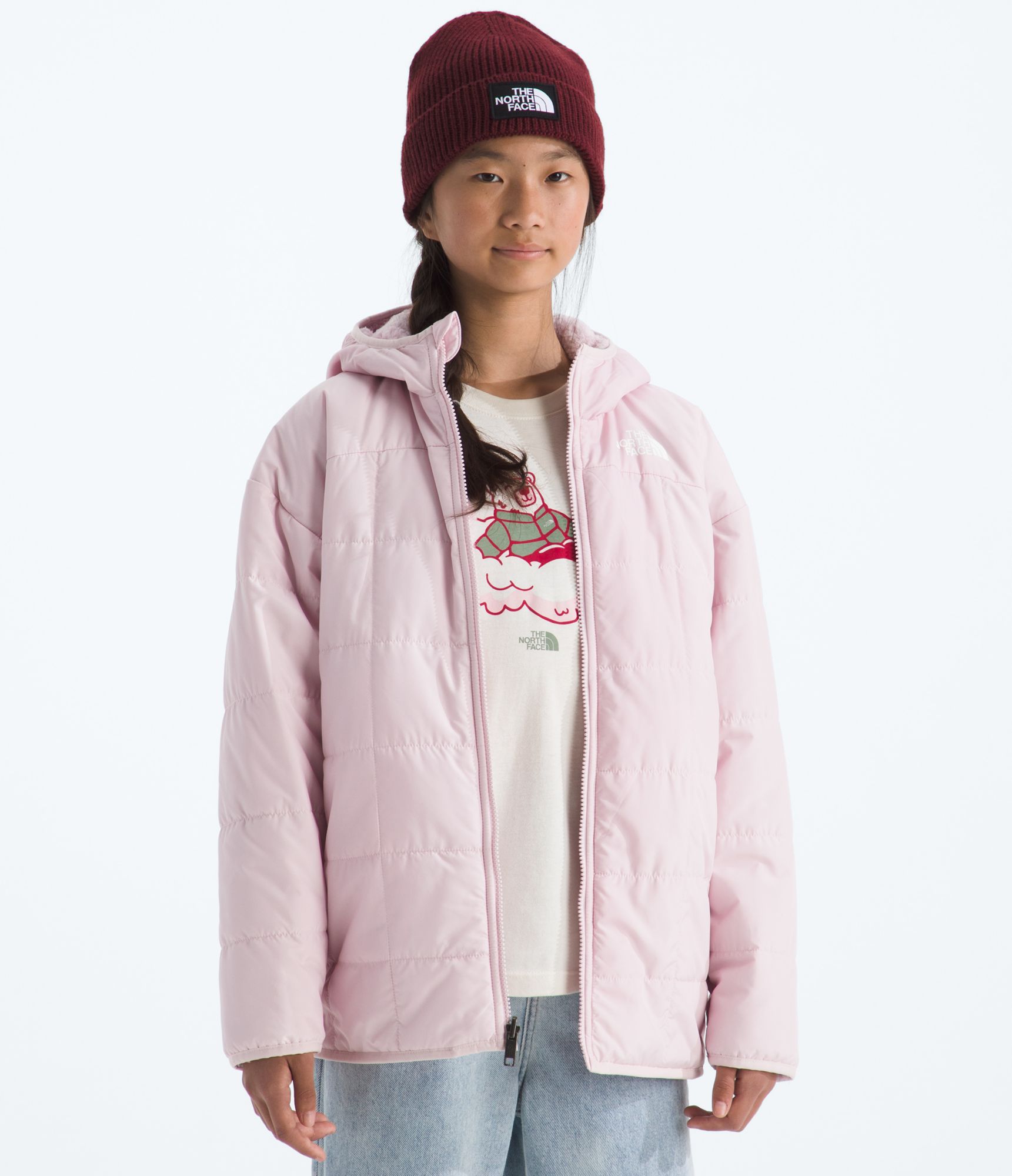 The North Face Girls' Reversible Shasta Short Parka product image