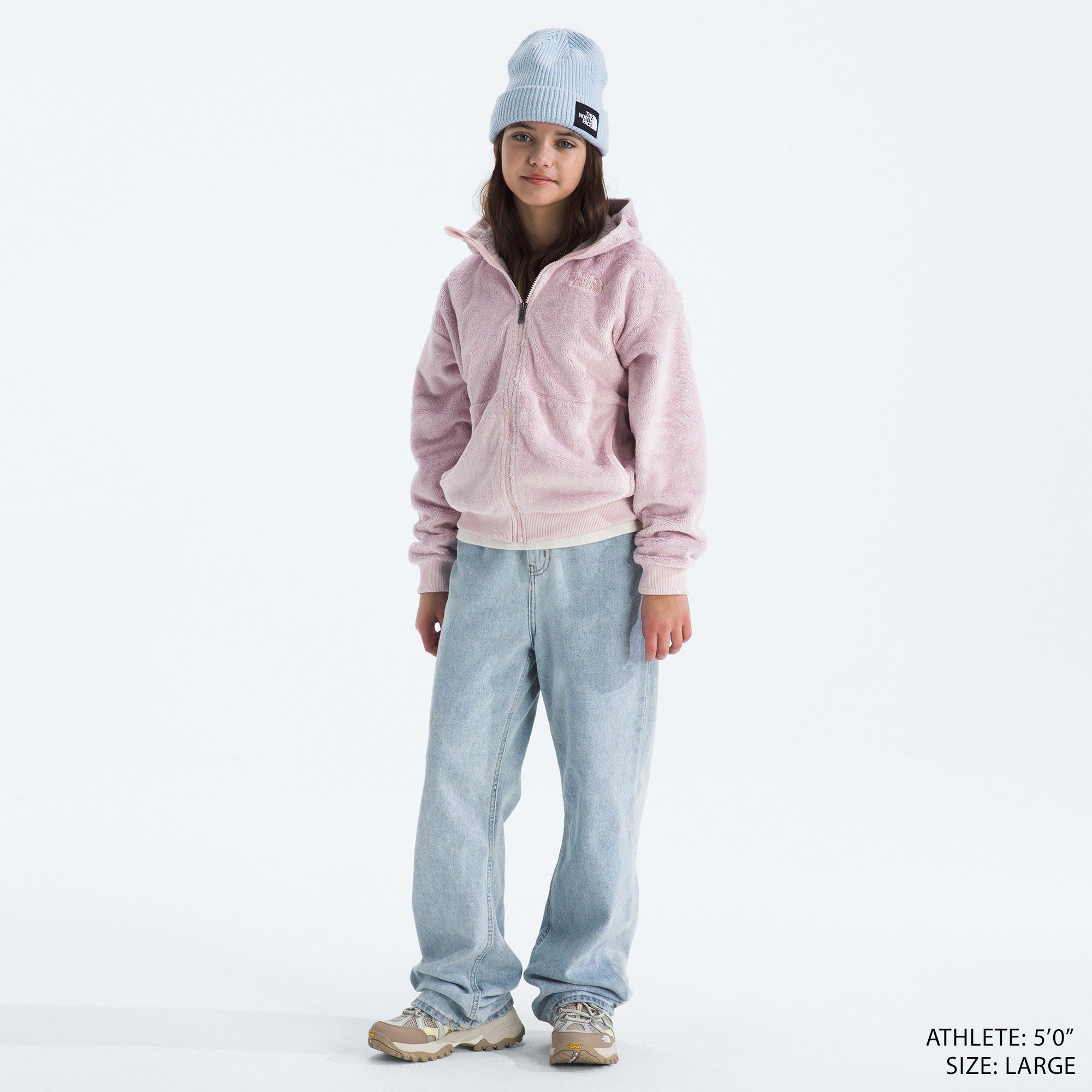 The North Face Girls' Osito Full-Zip Fleece Hoodie product image
