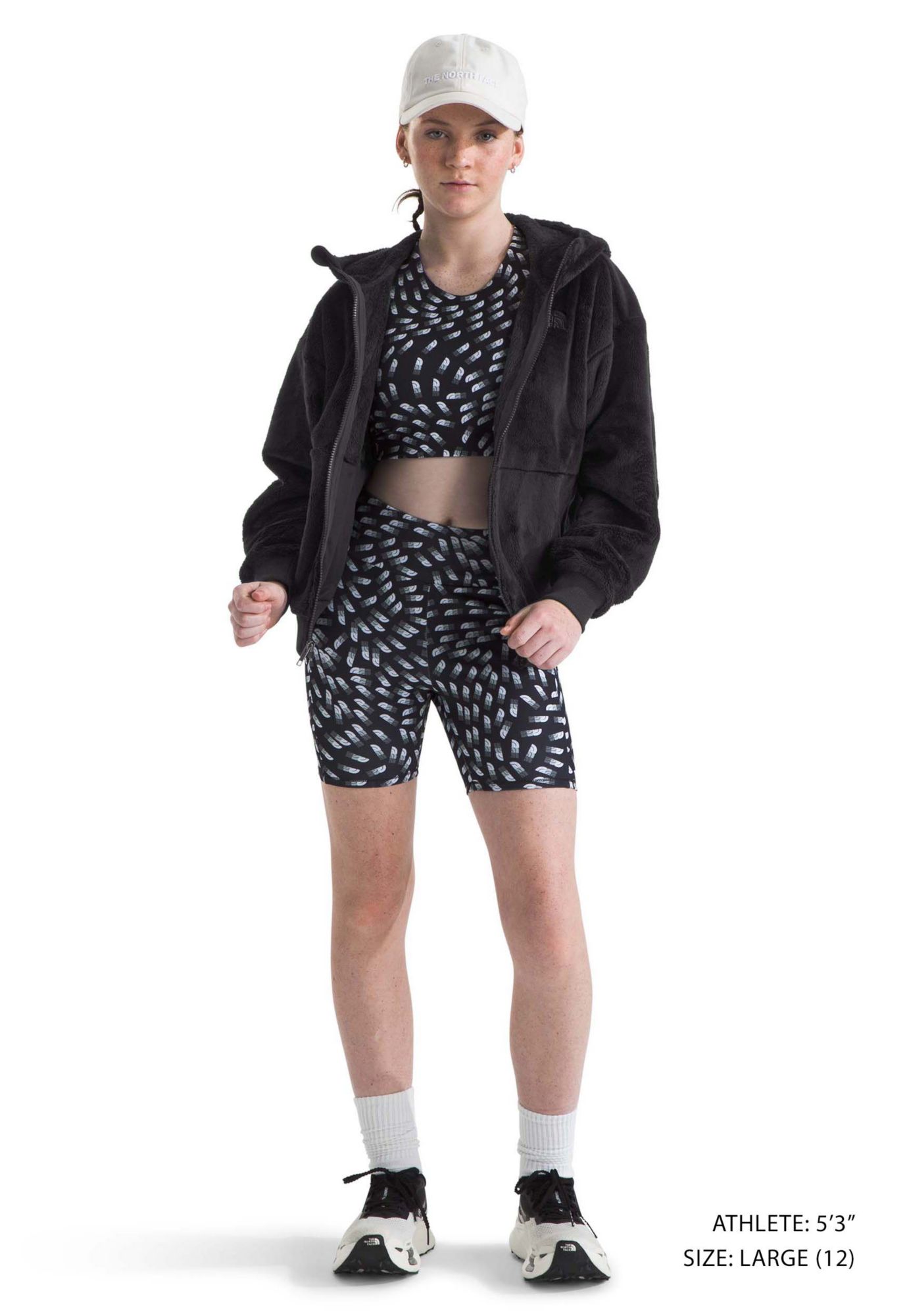 The North Face Girls' Osito Full-Zip Fleece Hoodie product image