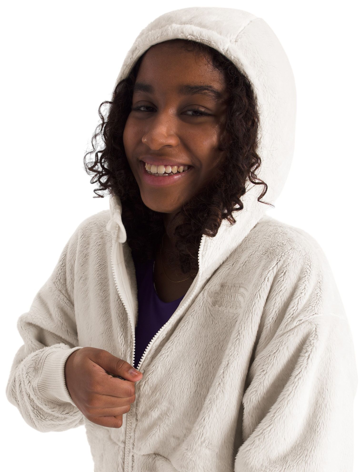 The North Face Girls' Osito Full-Zip Fleece Hoodie product image