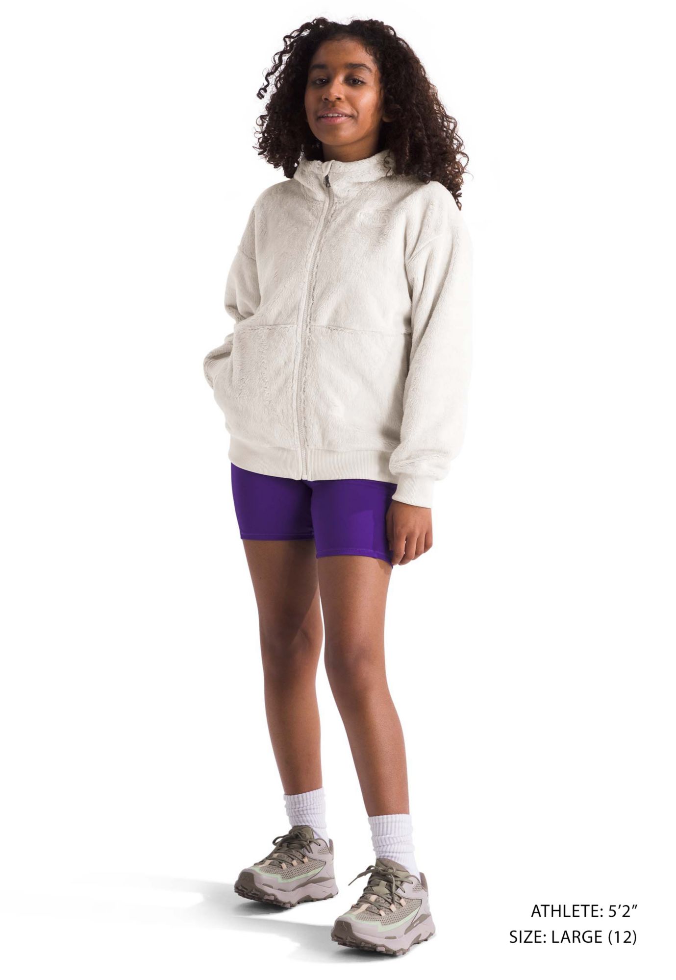 The North Face Girls' Osito Full-Zip Fleece Hoodie product image