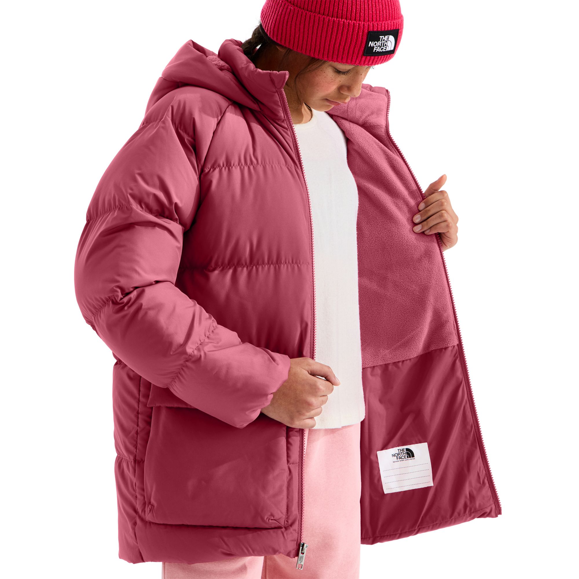 The North Face Kids' North Down Fleece-Lined Short Parka product image