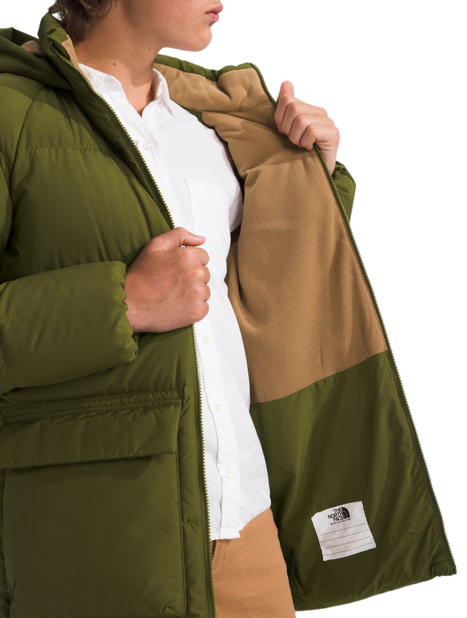 The North Face Kids' North Down Fleece-Lined Short Parka product image