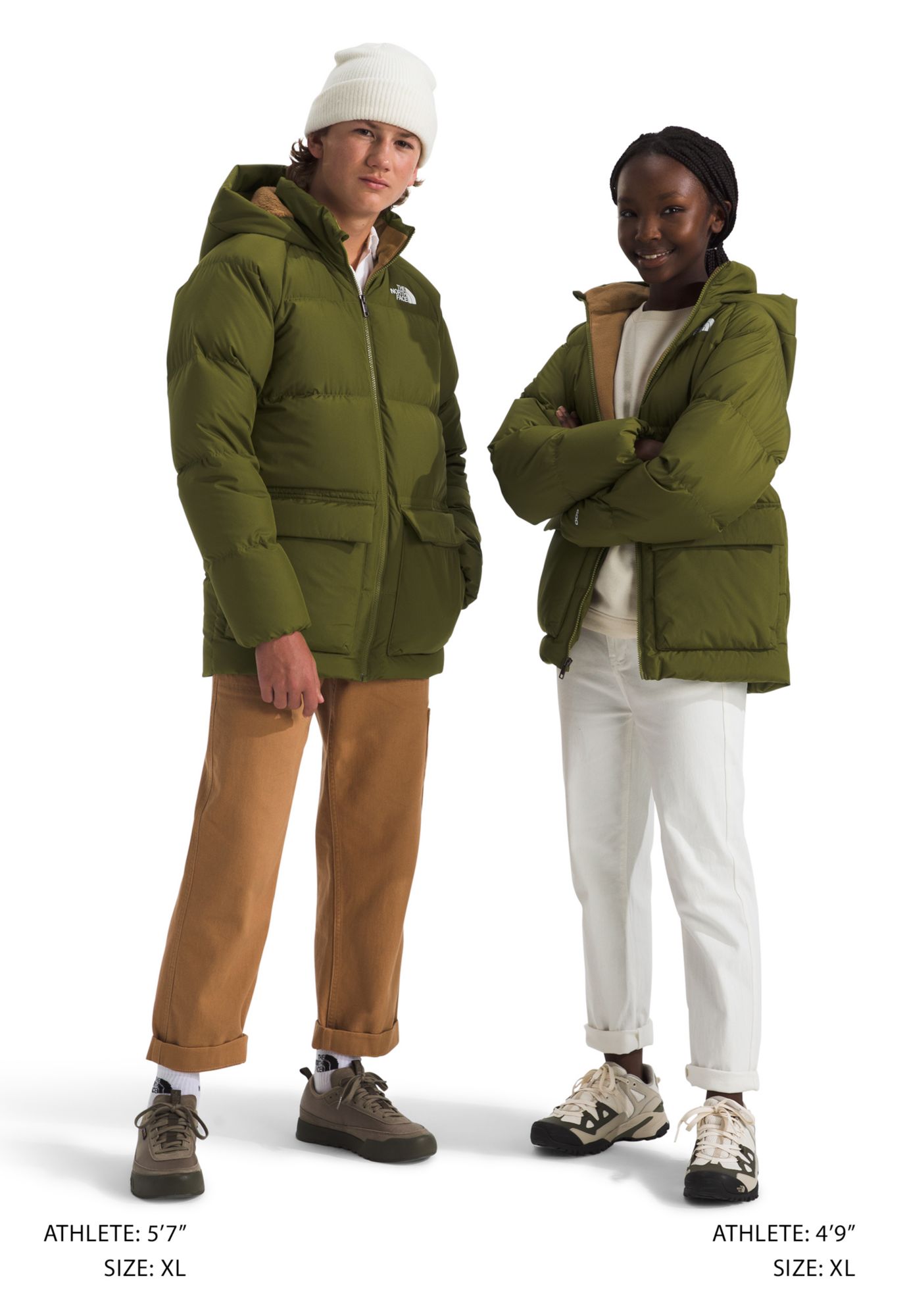 The North Face Kids' North Down Fleece-Lined Short Parka product image