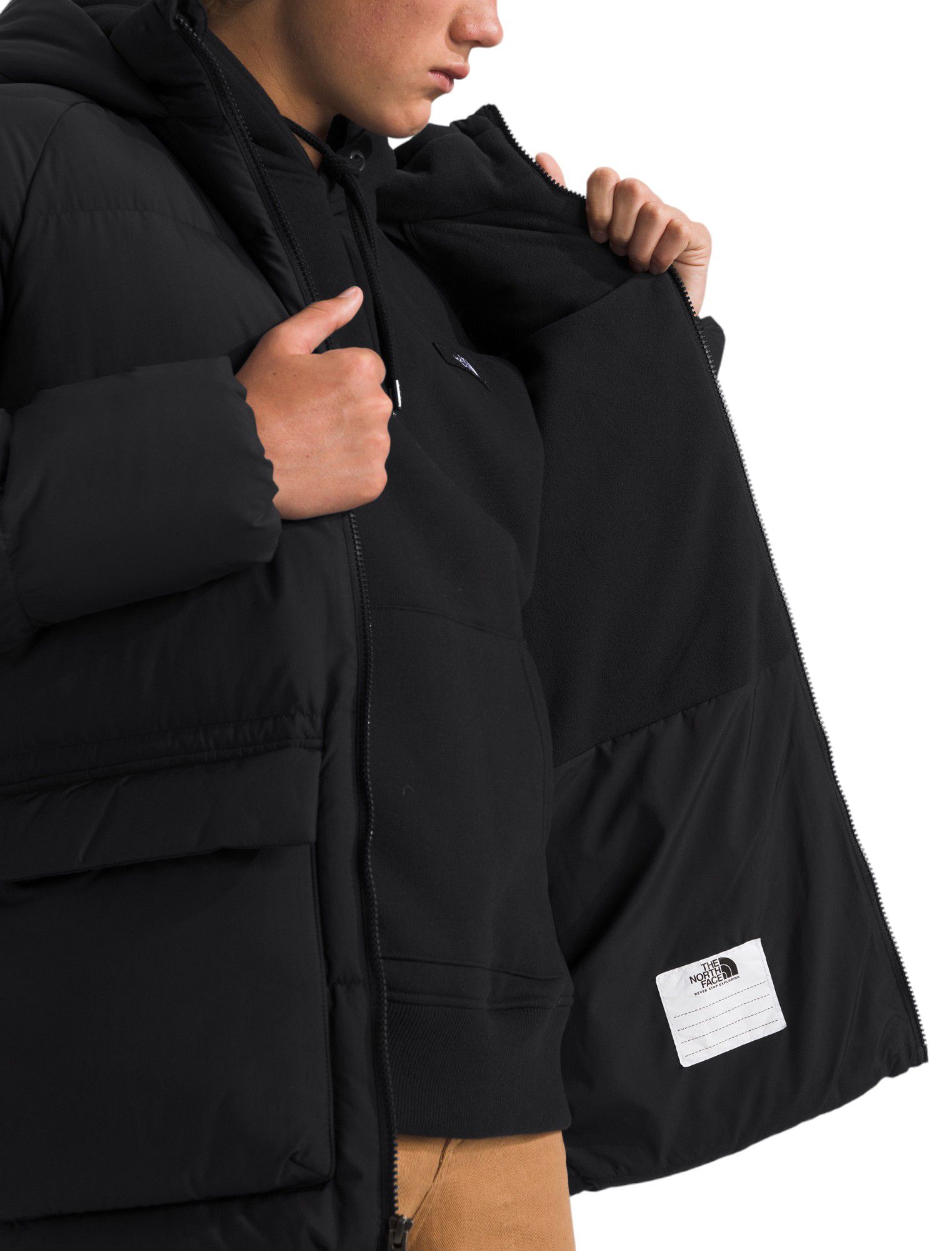 The North Face Kids' North Down Fleece-Lined Short Parka product image