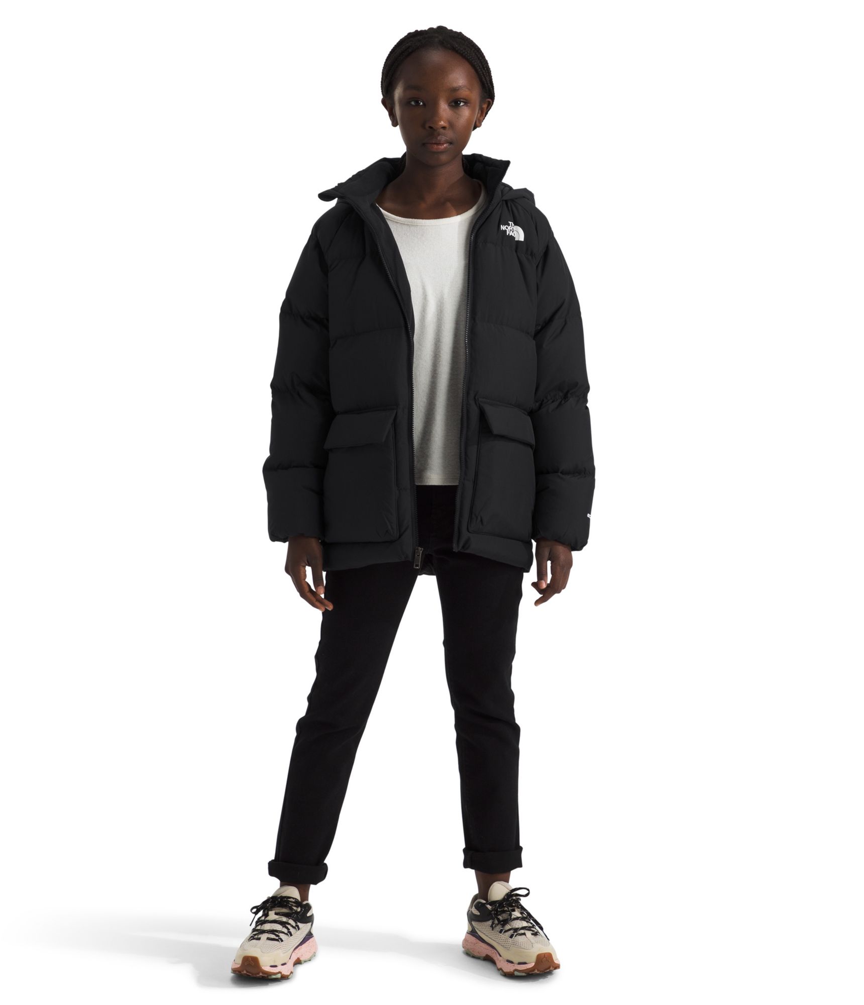 The North Face Kids' North Down Fleece-Lined Short Parka product image