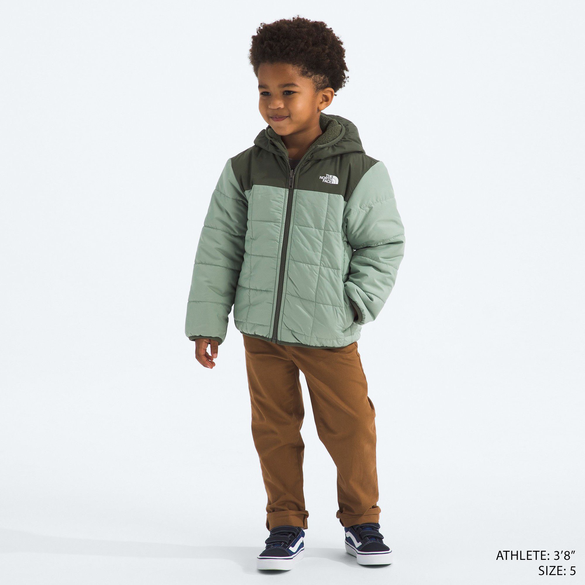 The North Face Toddler Boys' Reversible Shasta Hooded Full-Zip Jacket product image