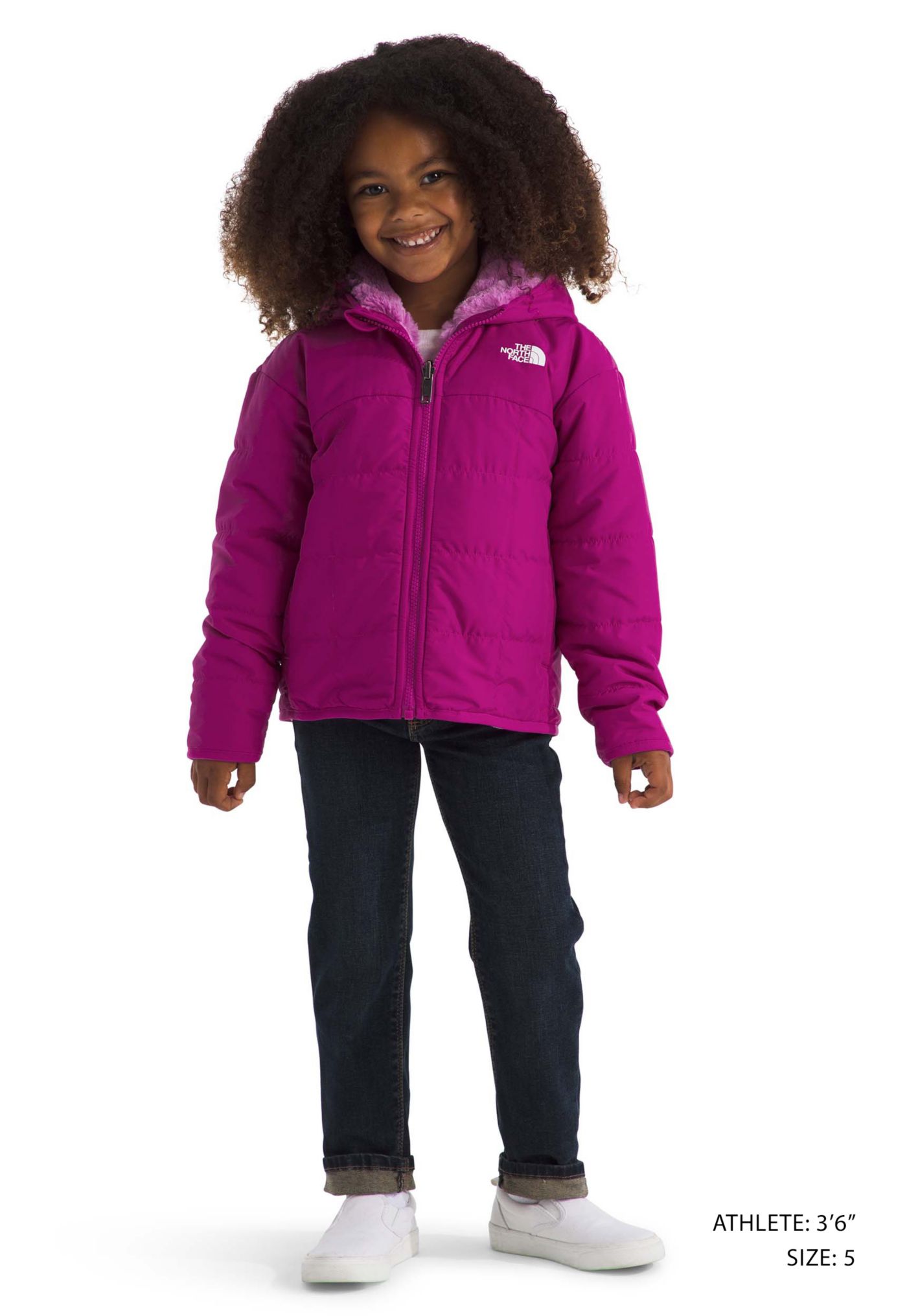 The North Face Little Girls Reversible Shasta Full Zip Hooded Jacket Publiclands