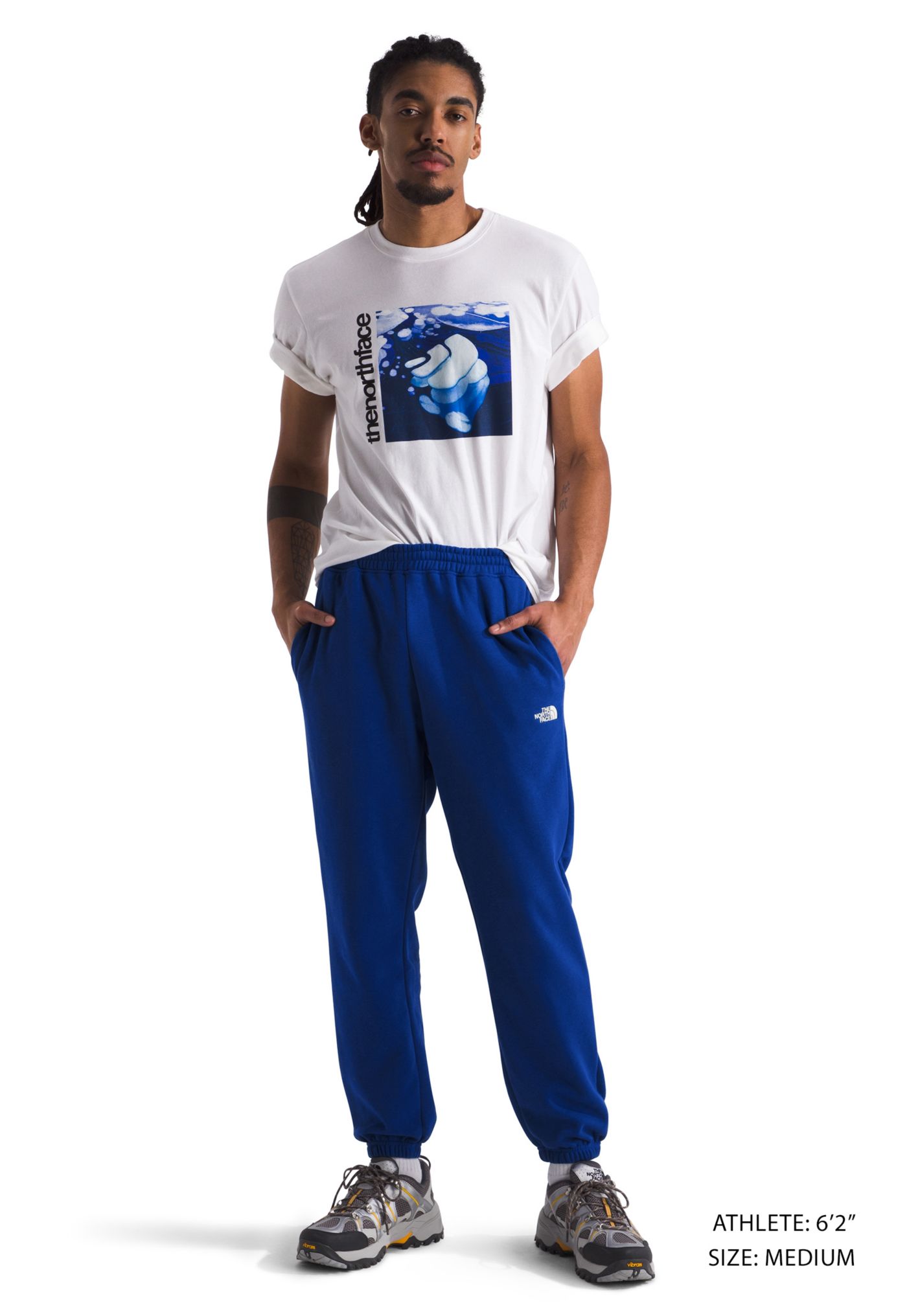 North face blue joggers online