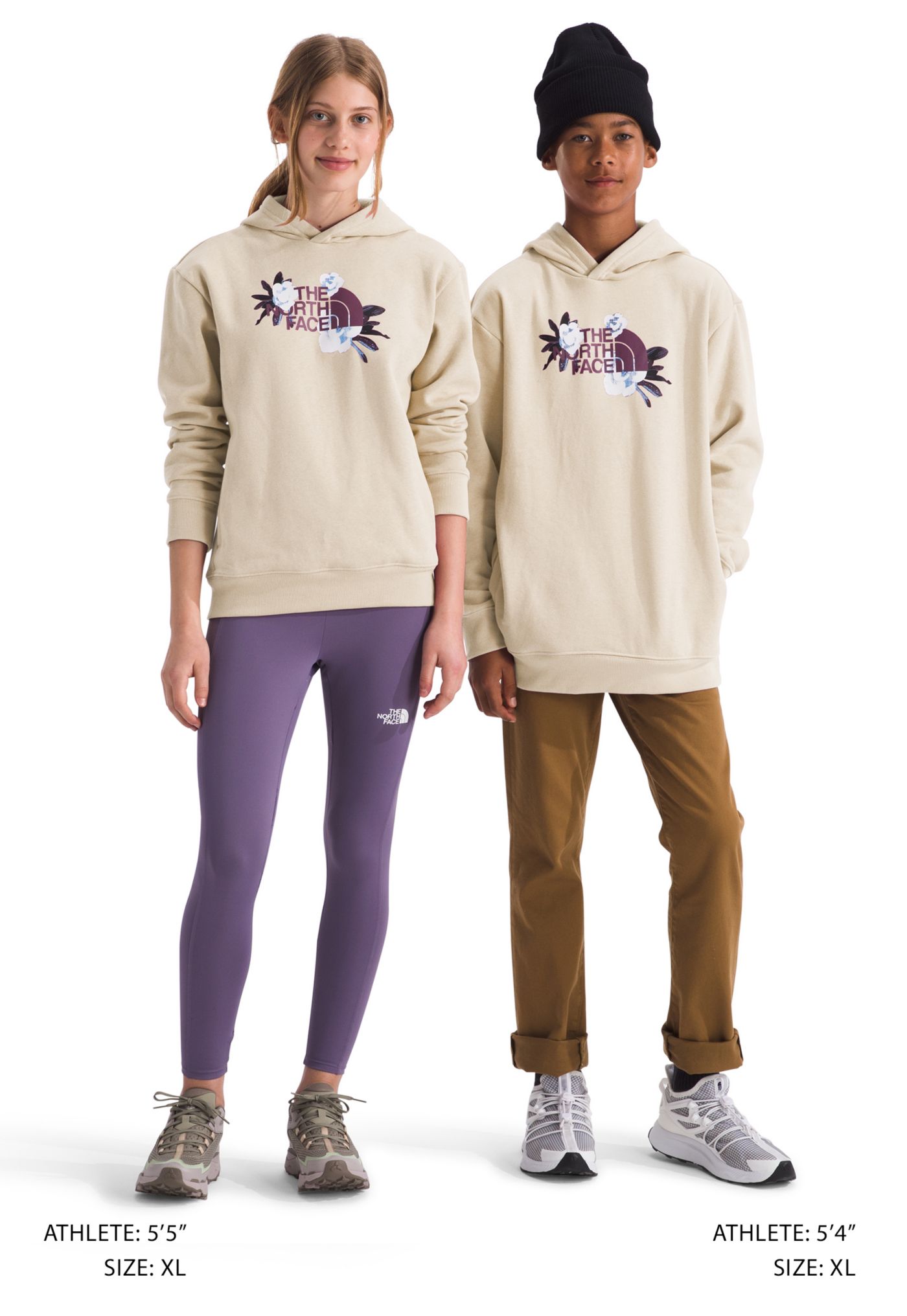 North face floral hoodie discount