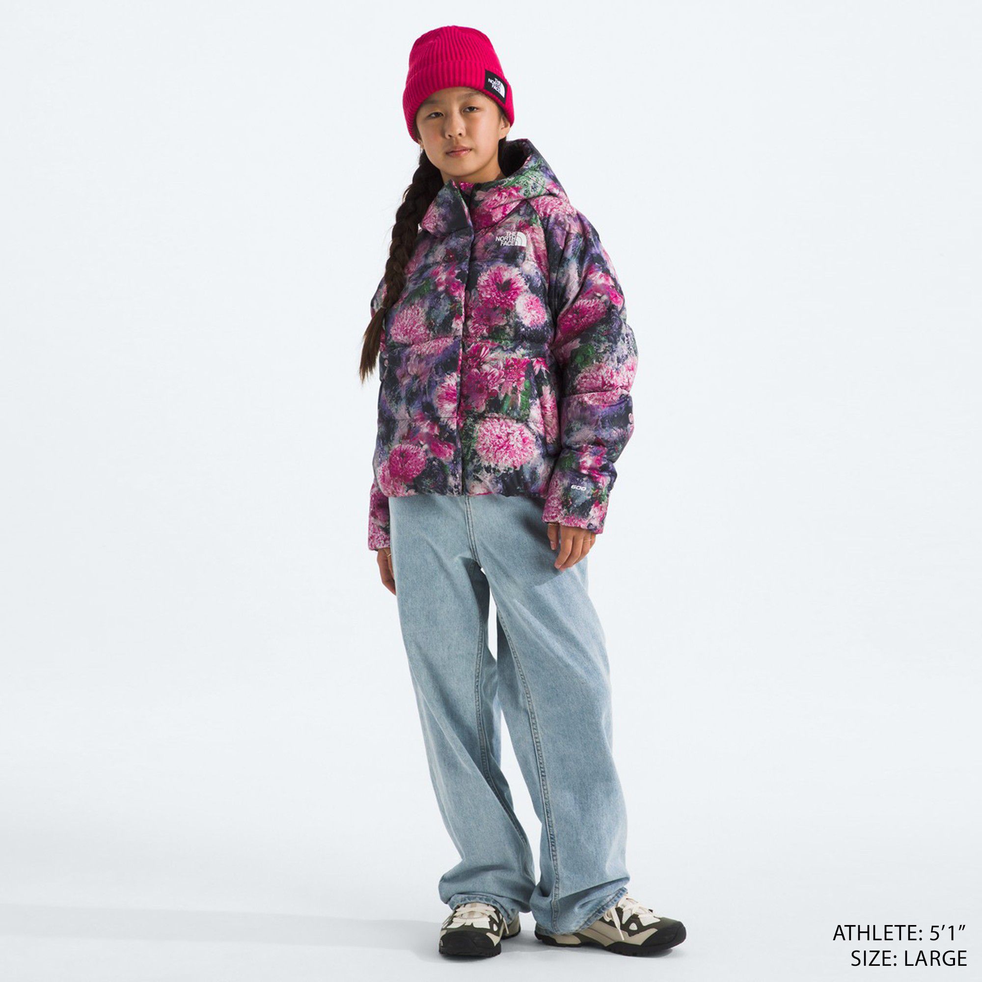 The North Face Girls' North Down Hooded Jacket product image