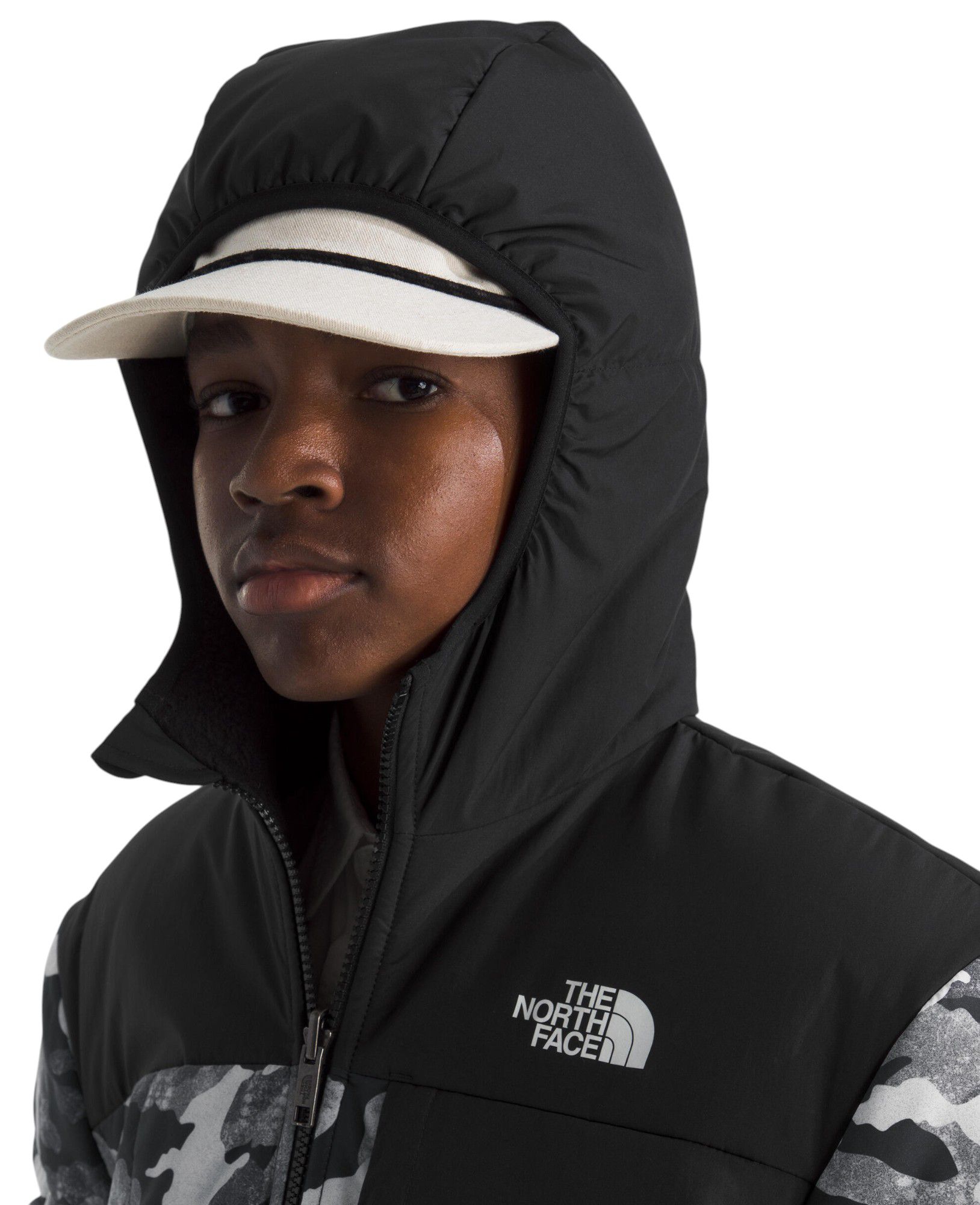 The North Face Boys' Reversible Shasta Hooded Full-Zip Jacket product image