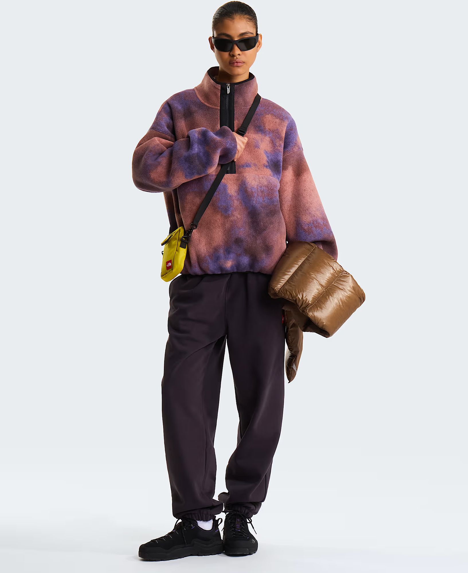 The North Face Red Box Printed Half Zip Fleece product image