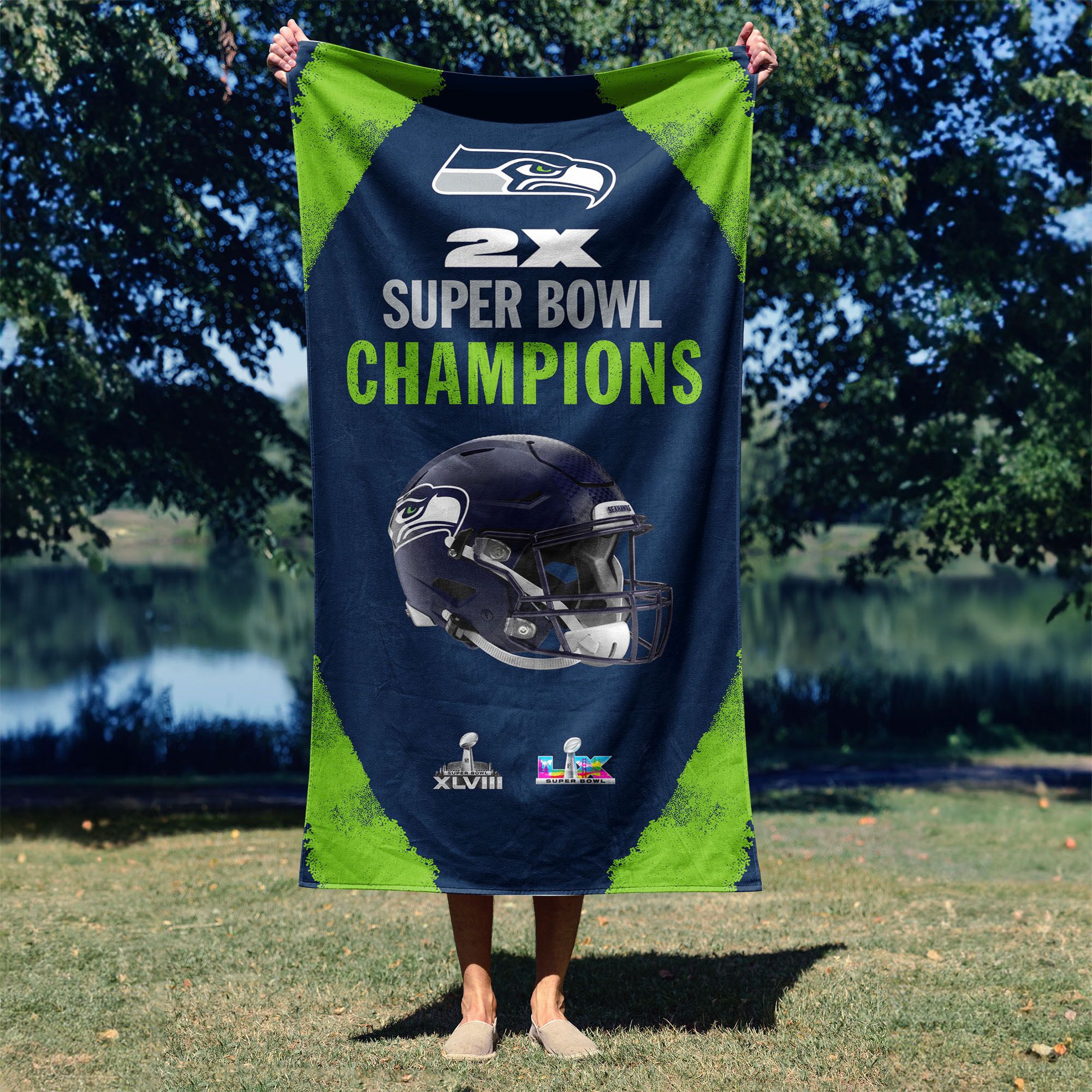 Northwest 2025-26 Super Bowl LX Champions Seattle Seahawks Coastal Towel product image