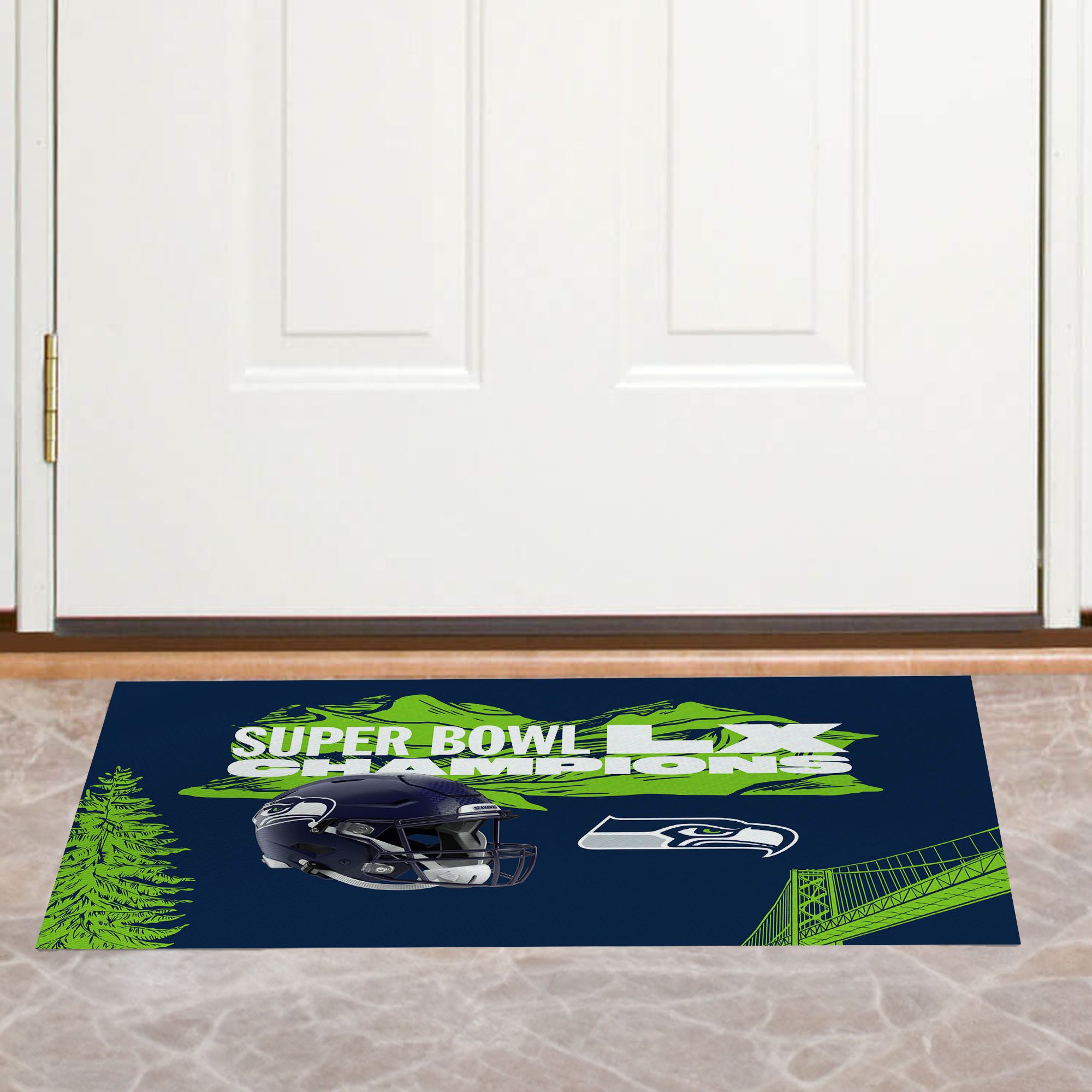 Northwest 2025-26 Super Bowl LX Champions Seattle Seahawks Baker Rug product image