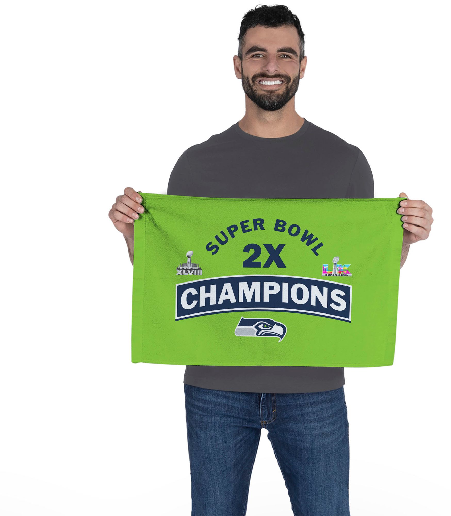 Northwest 2025-26 Super Bowl LX Champions Seattle Seahawks 2 Pack Fan Towel product image