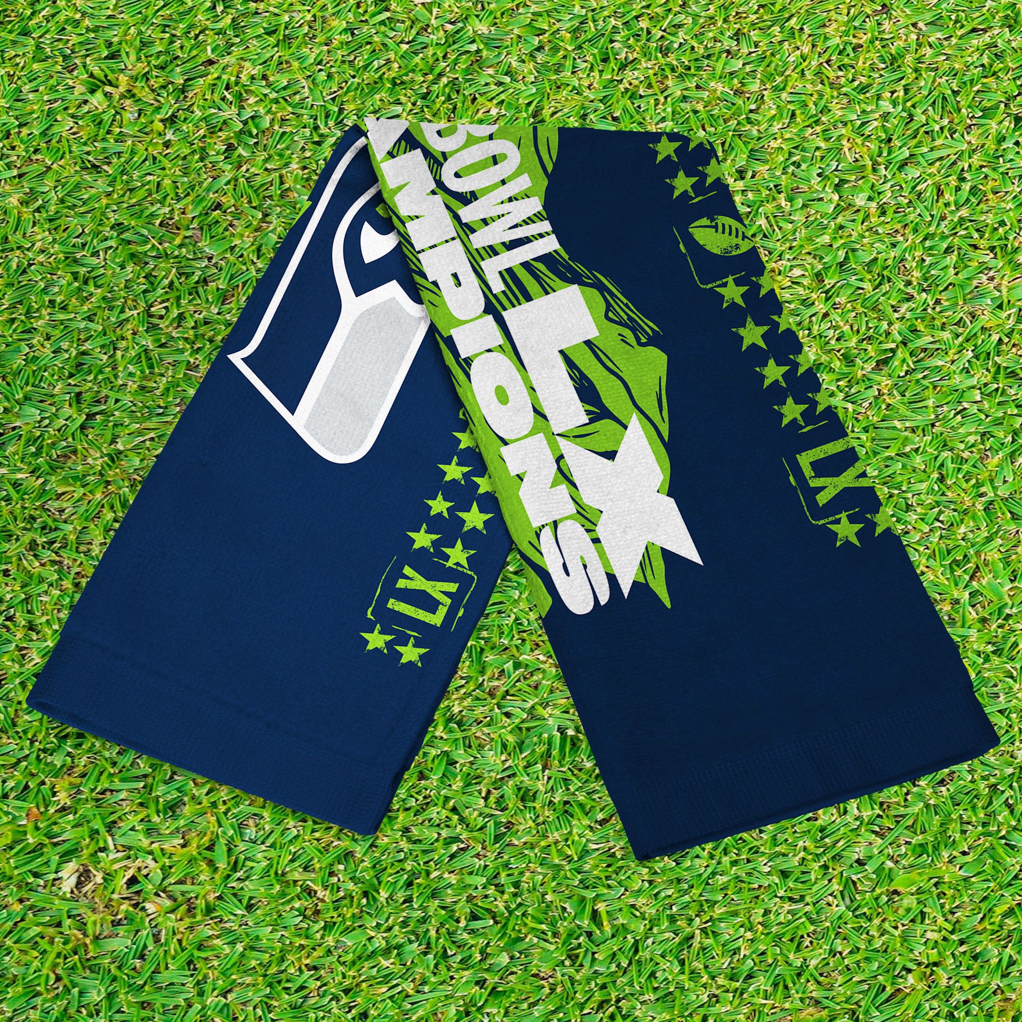 Northwest 2025-26 Super Bowl LX Champions Seattle Seahawks Twin Peaks Towel product image