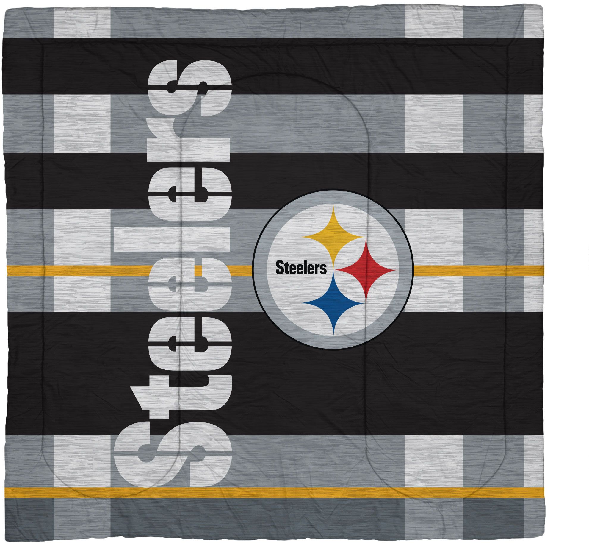 Pegasus Sports Pittsburgh Steelers 3-Piece Queen Bedding Set