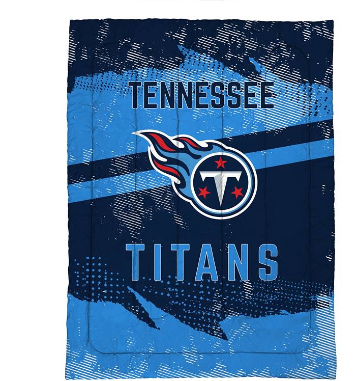 Cathay Sports Tennessee Titans 3-Piece Navy/Titans Blue Full/Queen  Comforter Set in the Bedding Sets department at