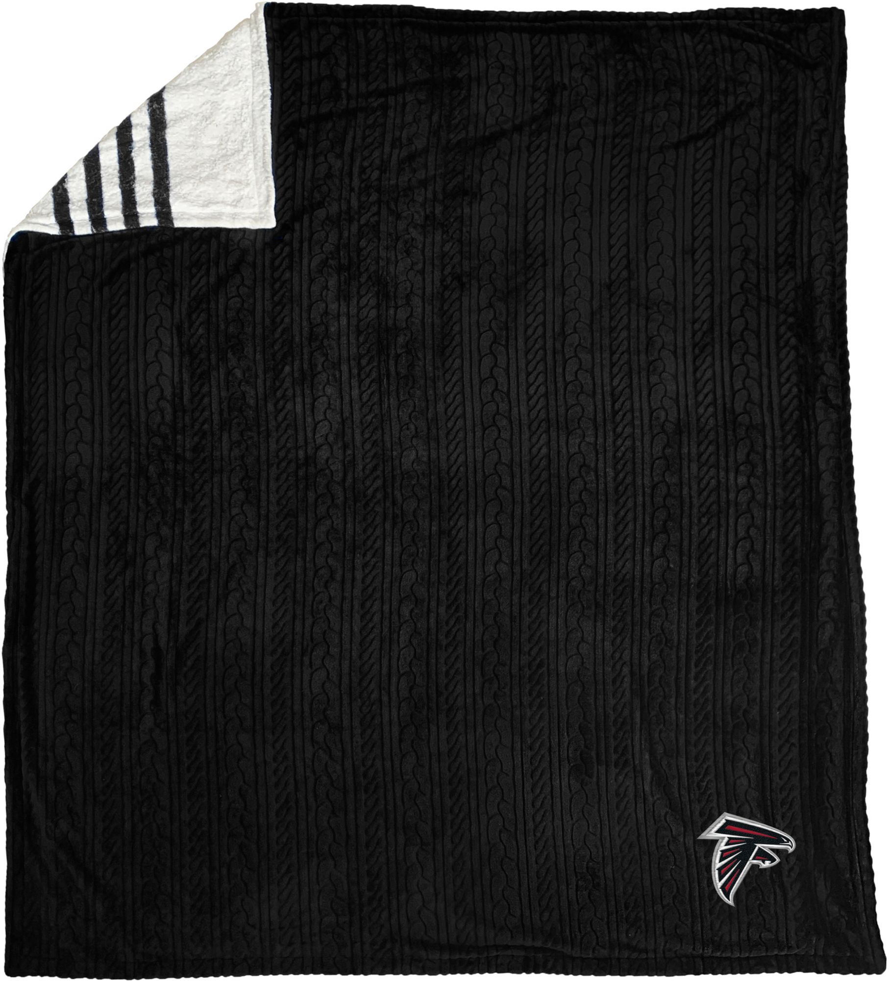Pegasus Sports Atlanta Falcons 60'' x 70'' Embossed Sherpa Stripe Throw Blanket product image