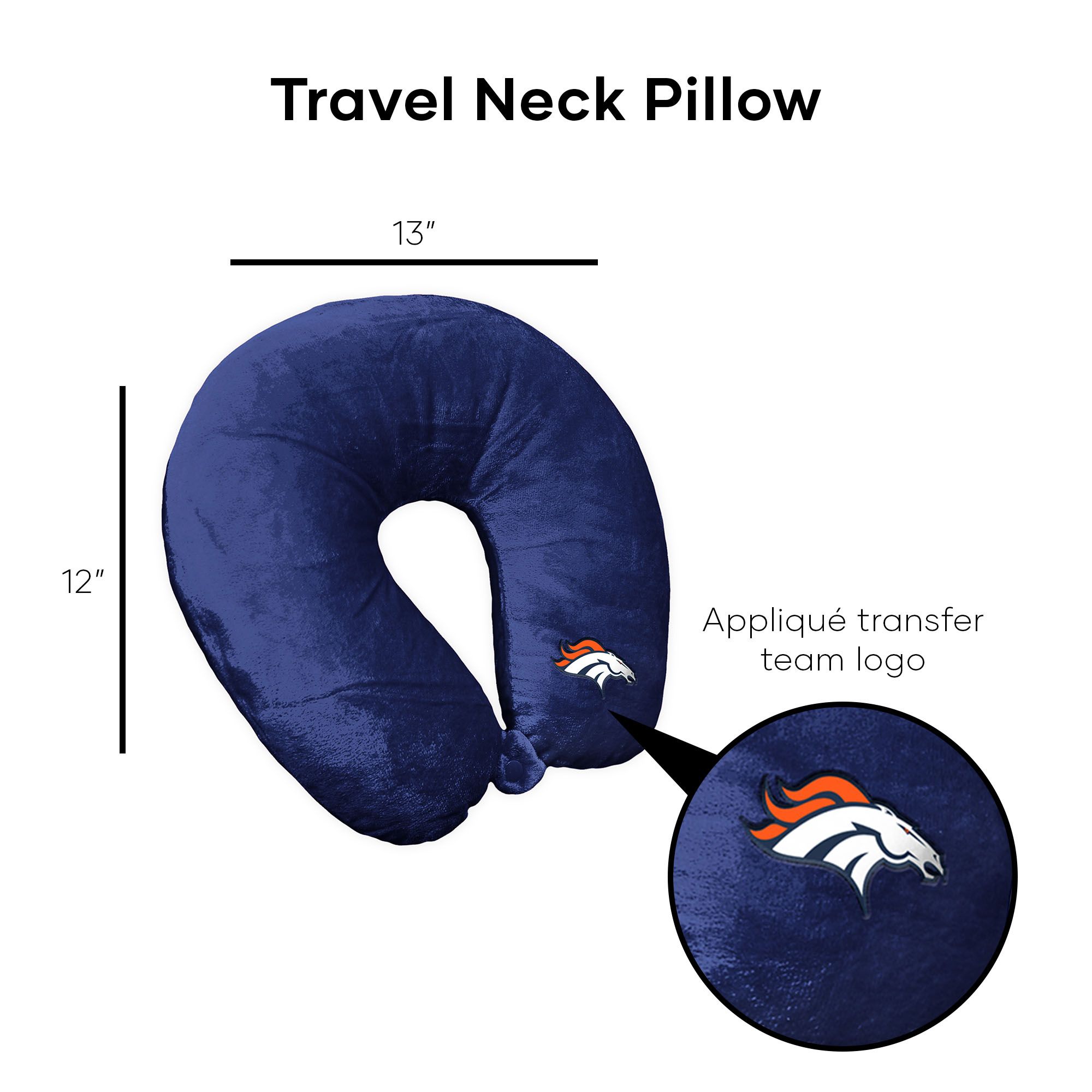 TheNorthwest Denver Broncos Neck Pillow product image