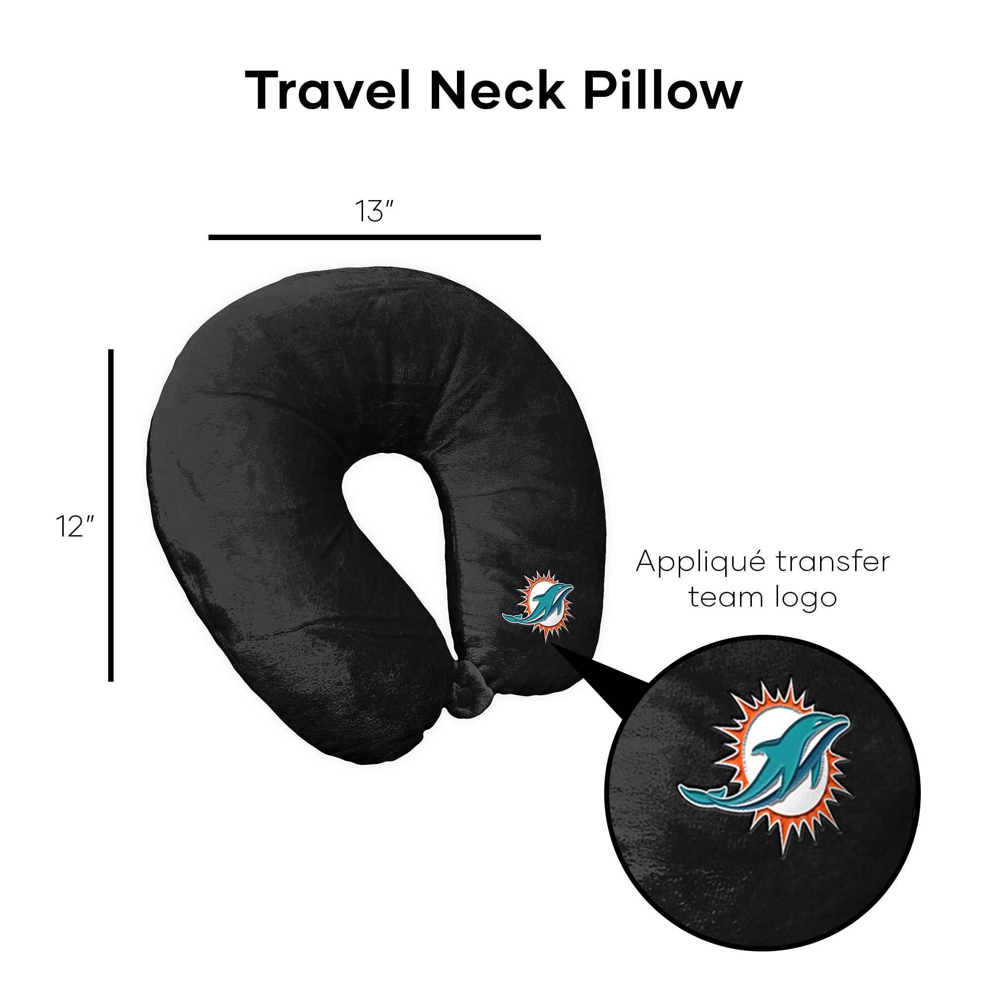 TheNorthwest Miami Dolphins Neck Pillow product image