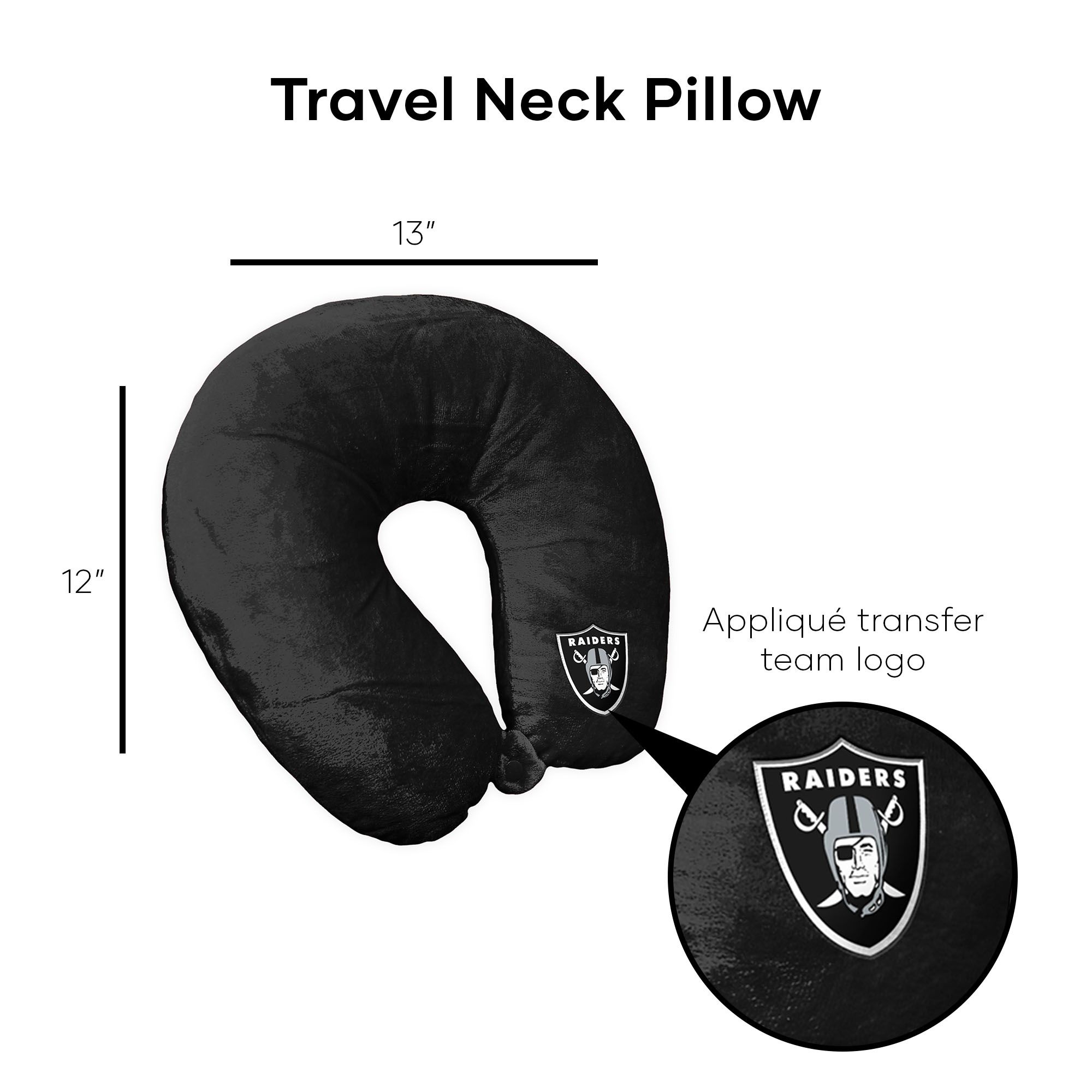TheNorthwest Las Vegas Raiders Neck Pillow product image