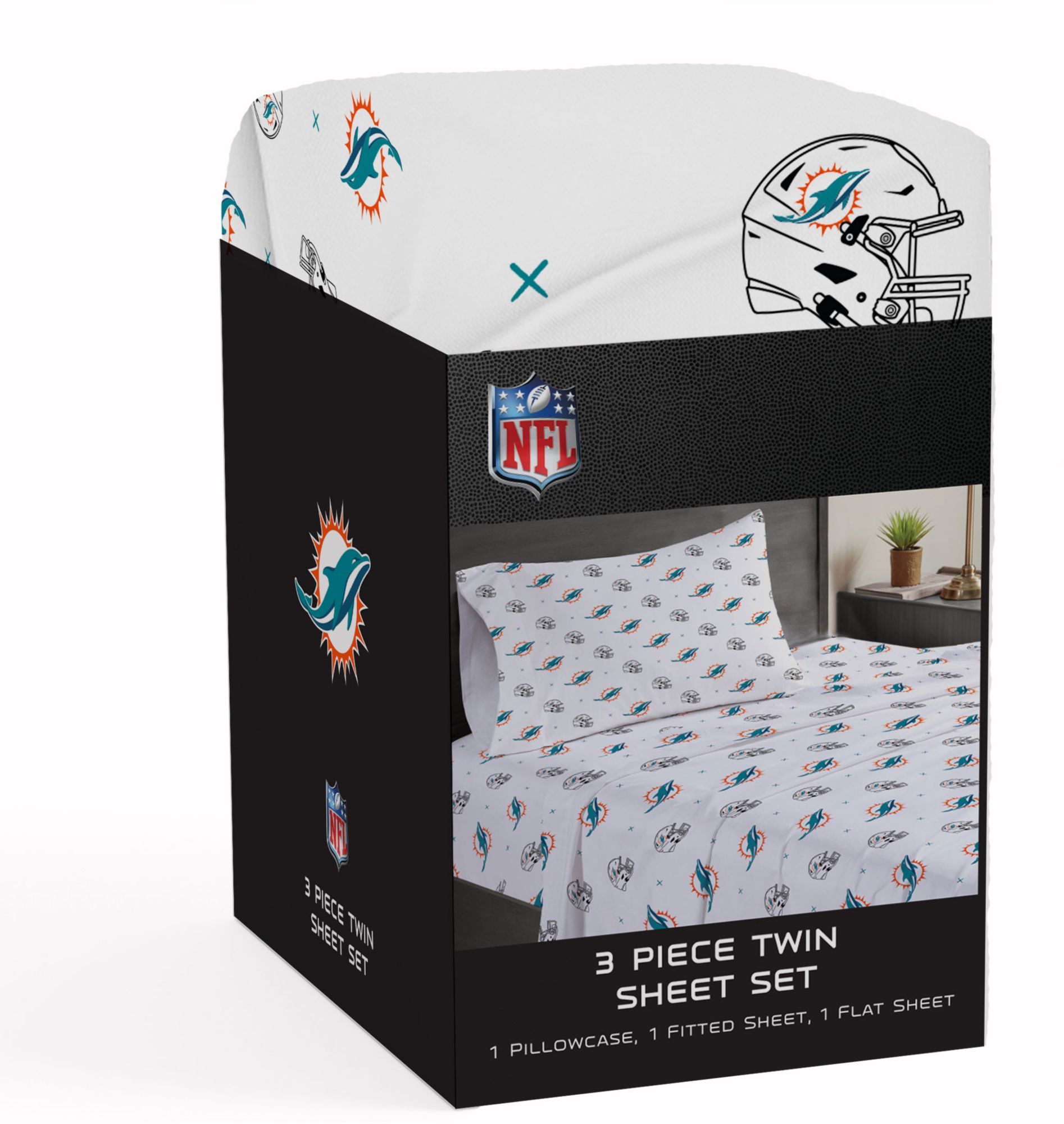 Pegasus Sports Miami Dolphins Sheet Set product image