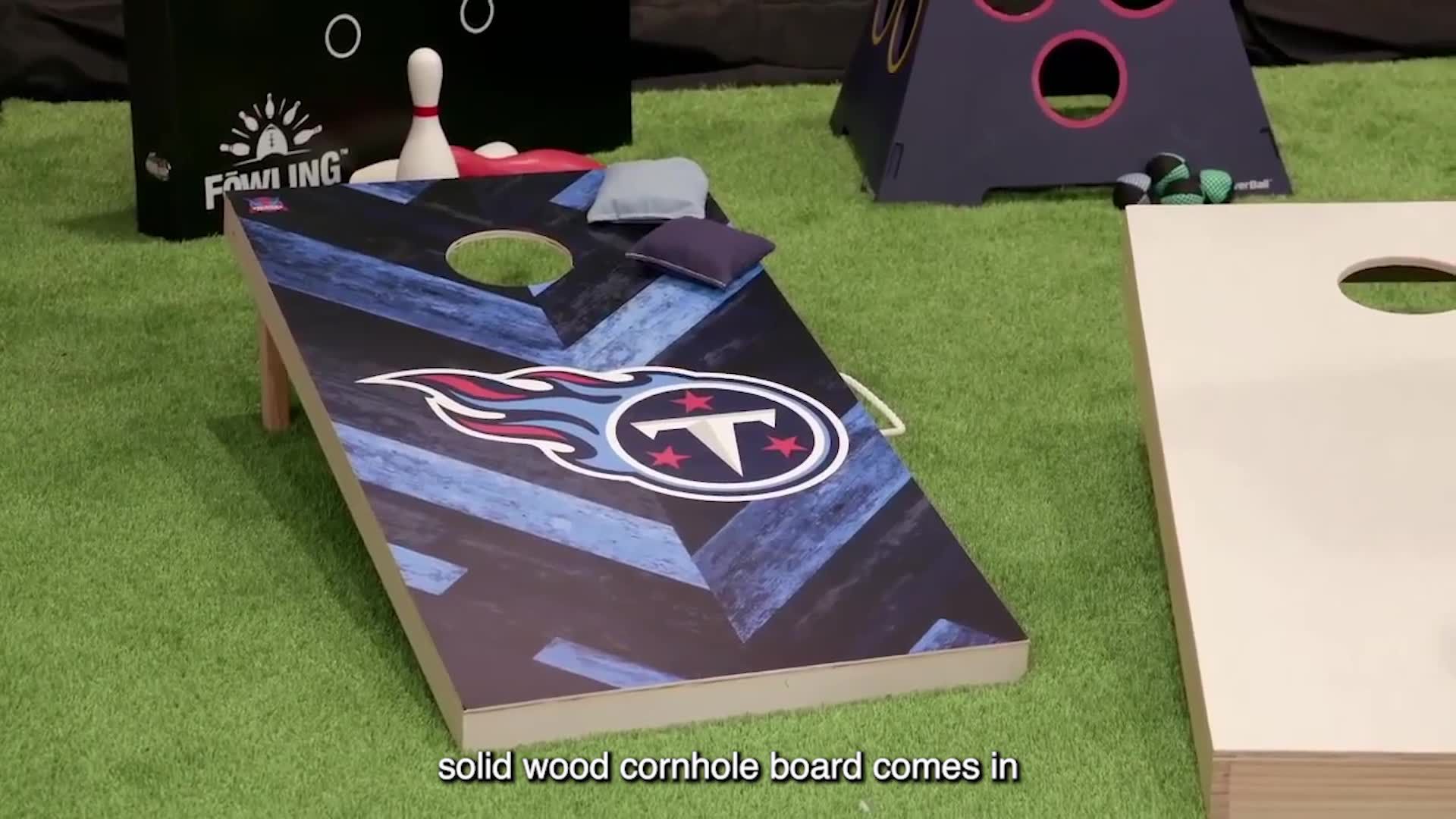 Victory Tailgate Tennessee Titans 2' x 4' Solid Wood Cornhole Boards product