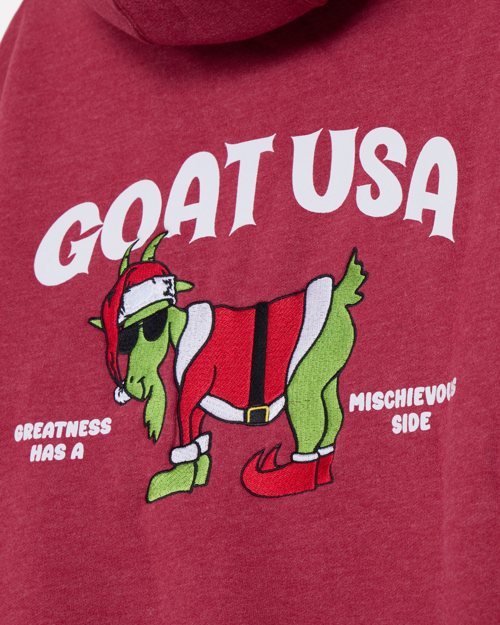GOAT USA Naughty Santa Hooded Sweatshirt - Adult product image