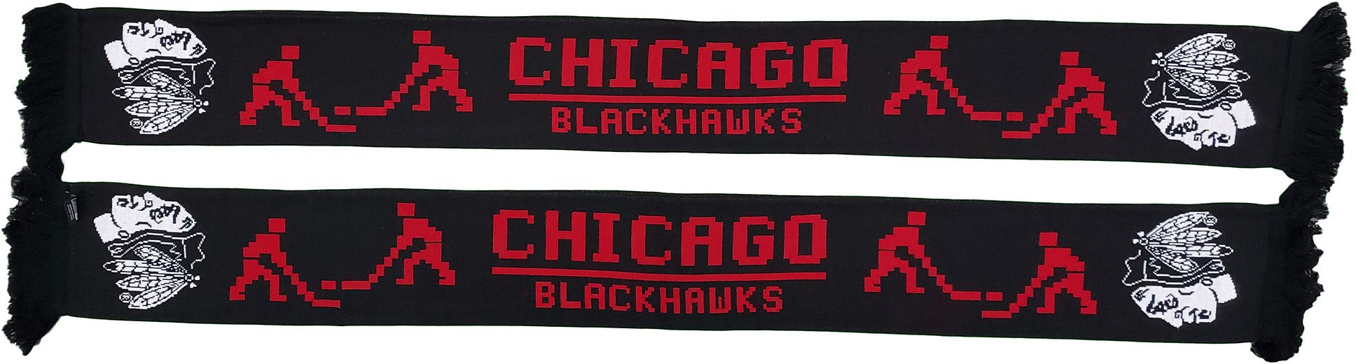 Ruffneck Scarves Chicago Blackhawks 8-Bit Scarf product image