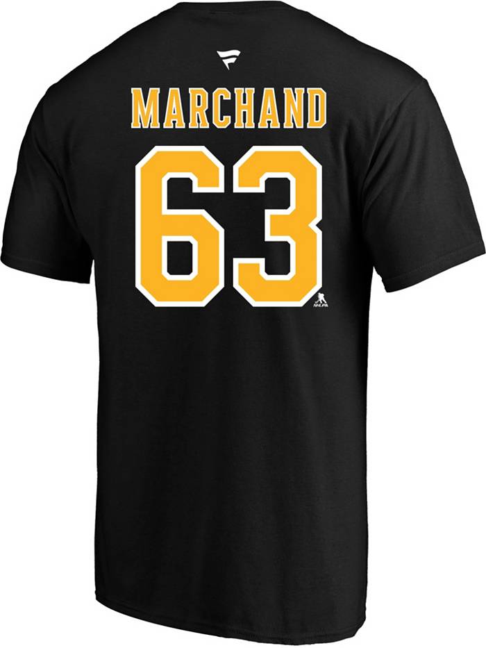 Adidas Boston Bruins Centennial Brad Marchand #63 Alternate Adizero Authentic Jersey, Men's, Size 50, Black