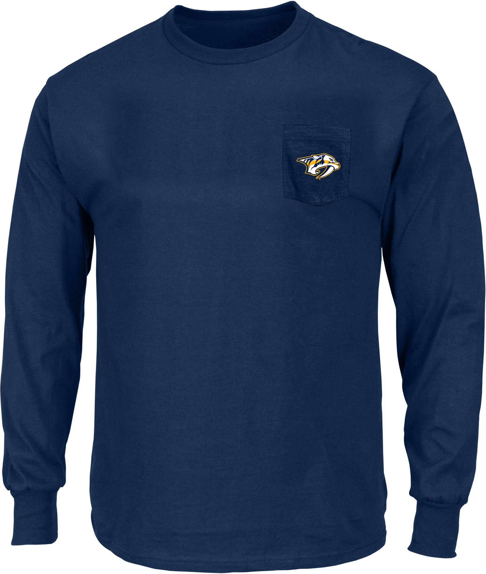 NHL Big & Tall Nashville Predators Pocket Navy T-Shirt