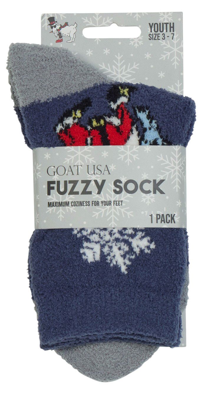 GOAT USA Nice Santa Fuzzy Socks - Youth product image