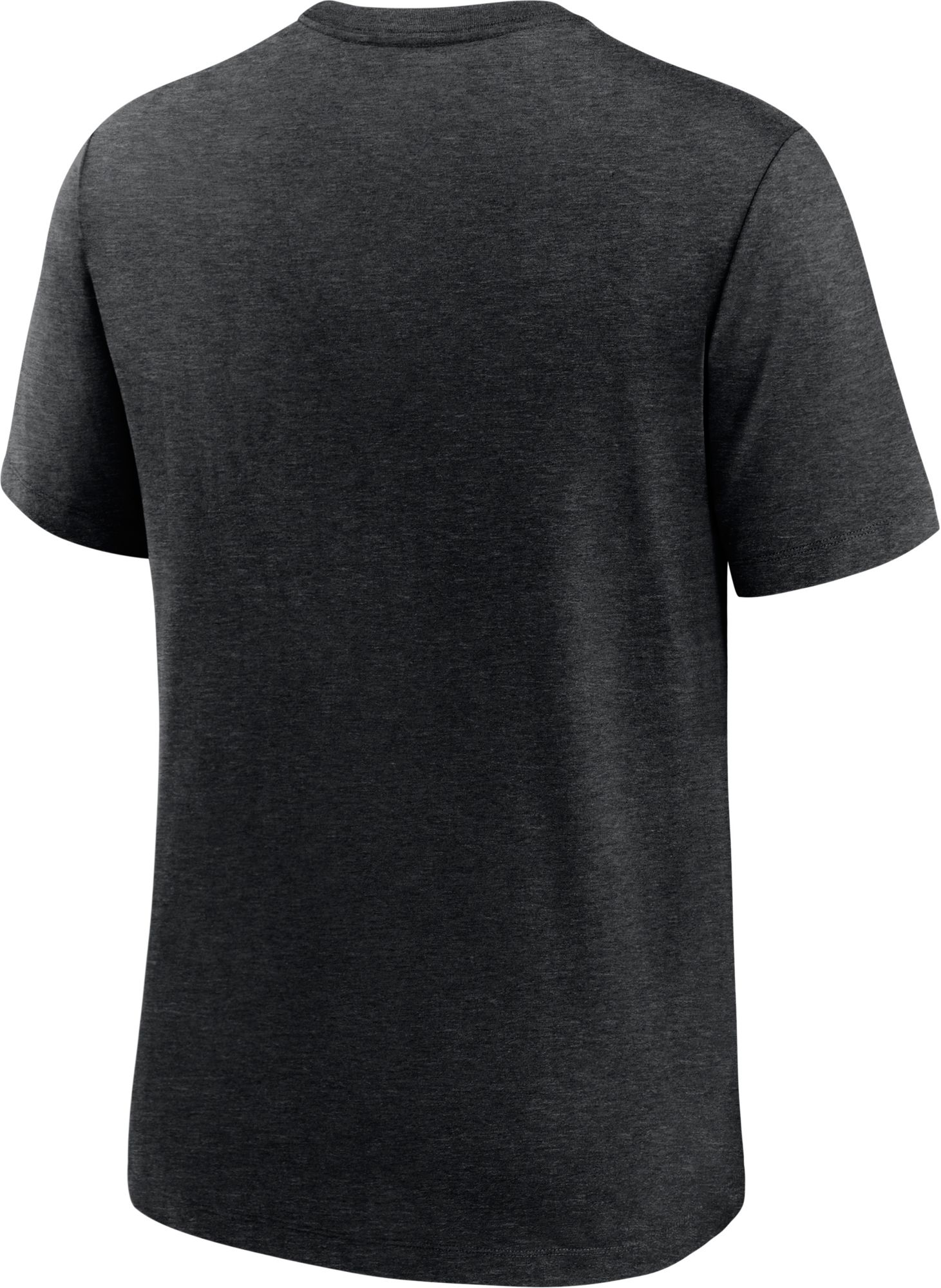 Nike Men's Atlanta Falcons Blitz Stacked Black Heather T-Shirt