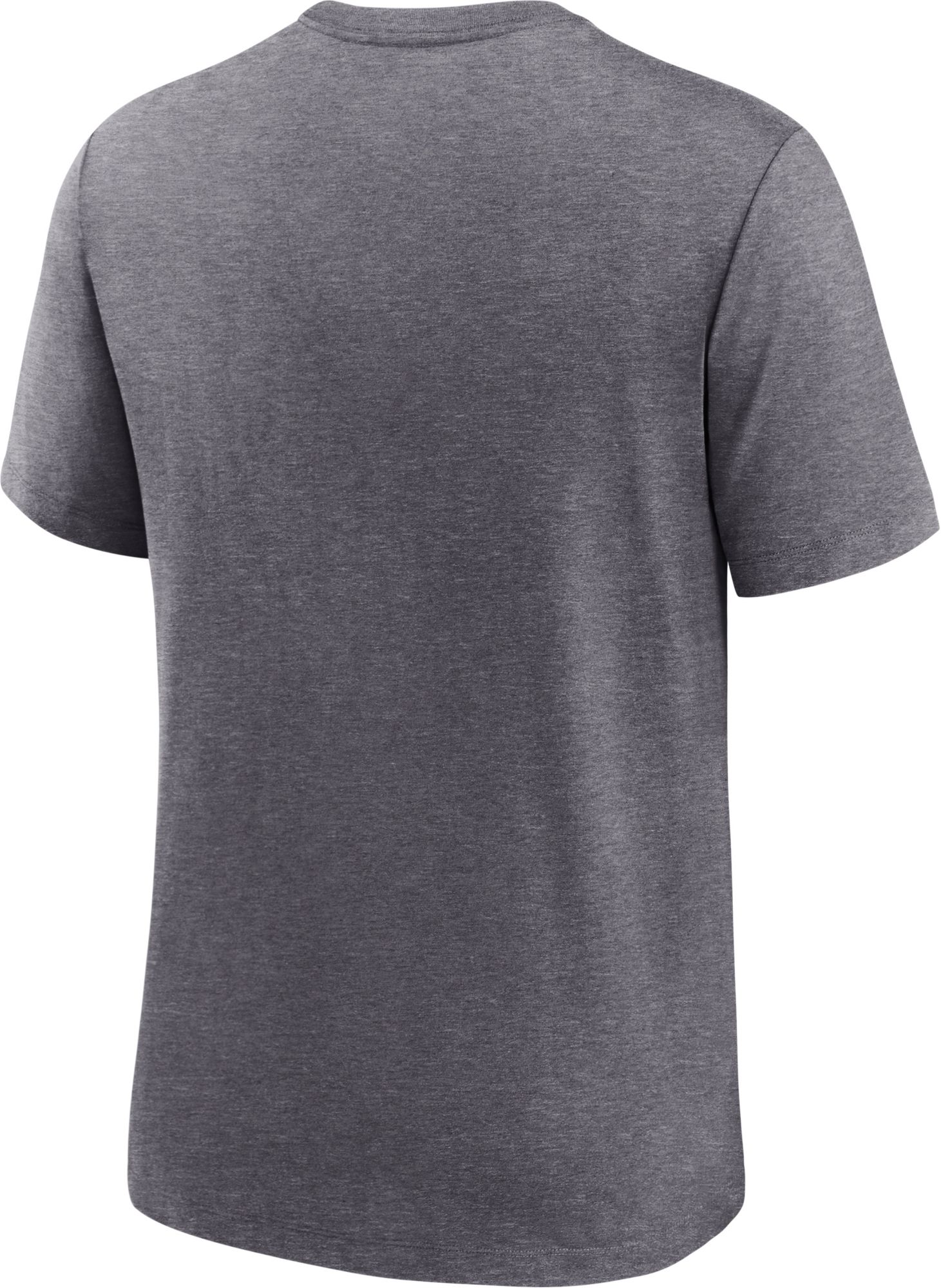 Nike Men's Tampa Bay Buccaneers Blitz Stacked Dark Grey Heather T-Shirt