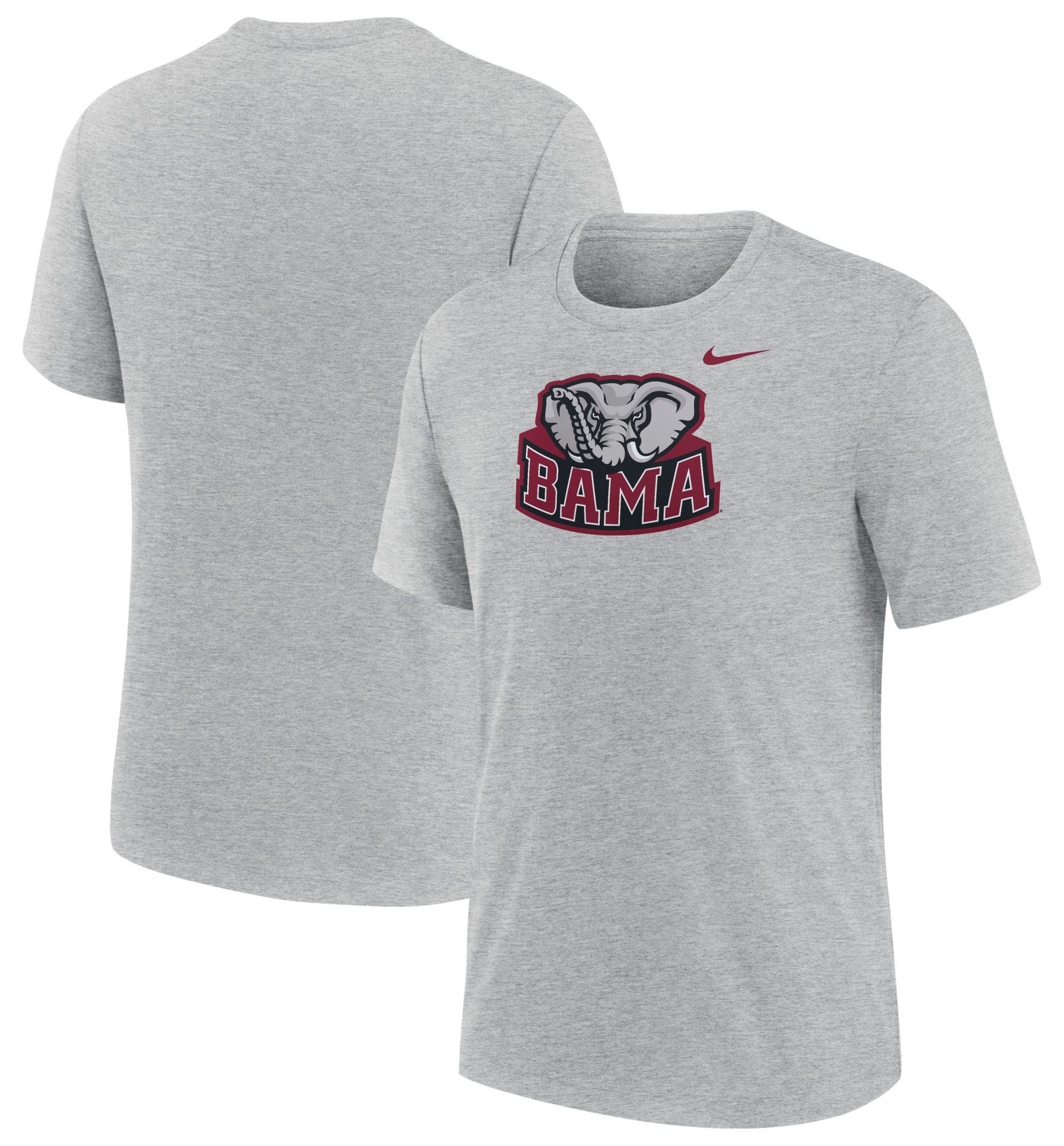 Nike Men's Alabama Crimson Tide Dark Grey Heather Triblend Alternate Logo T-Shirt product image