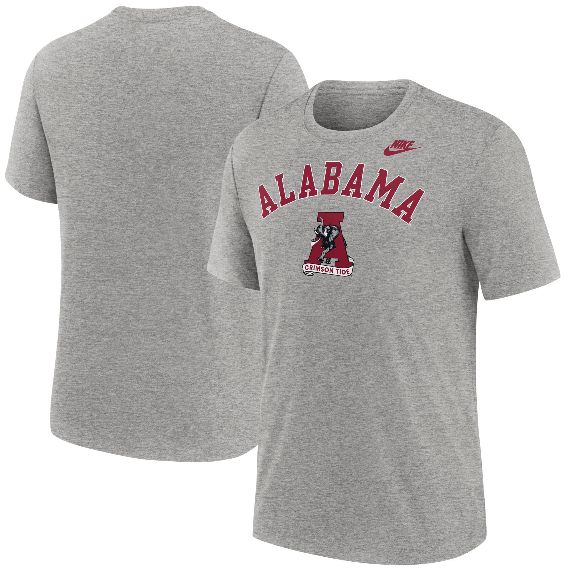 Nike Men's Alabama Crimson Tide Dark Grey Heather Legacy Arch T-Shirt product image