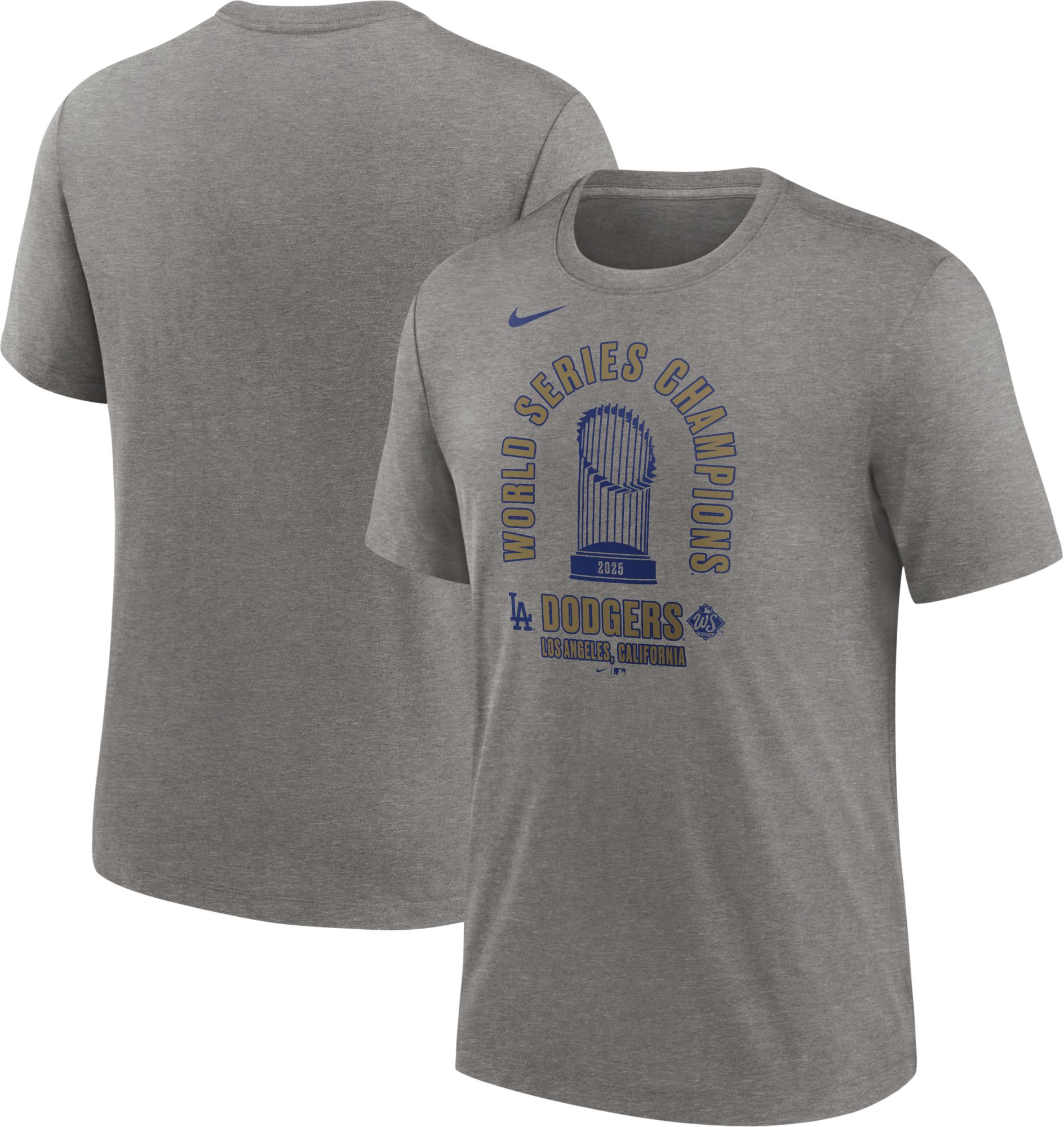 Nike Men's Los Angeles Dodgers 2025 World Series Champions Tri-Blend T-Shirt product image