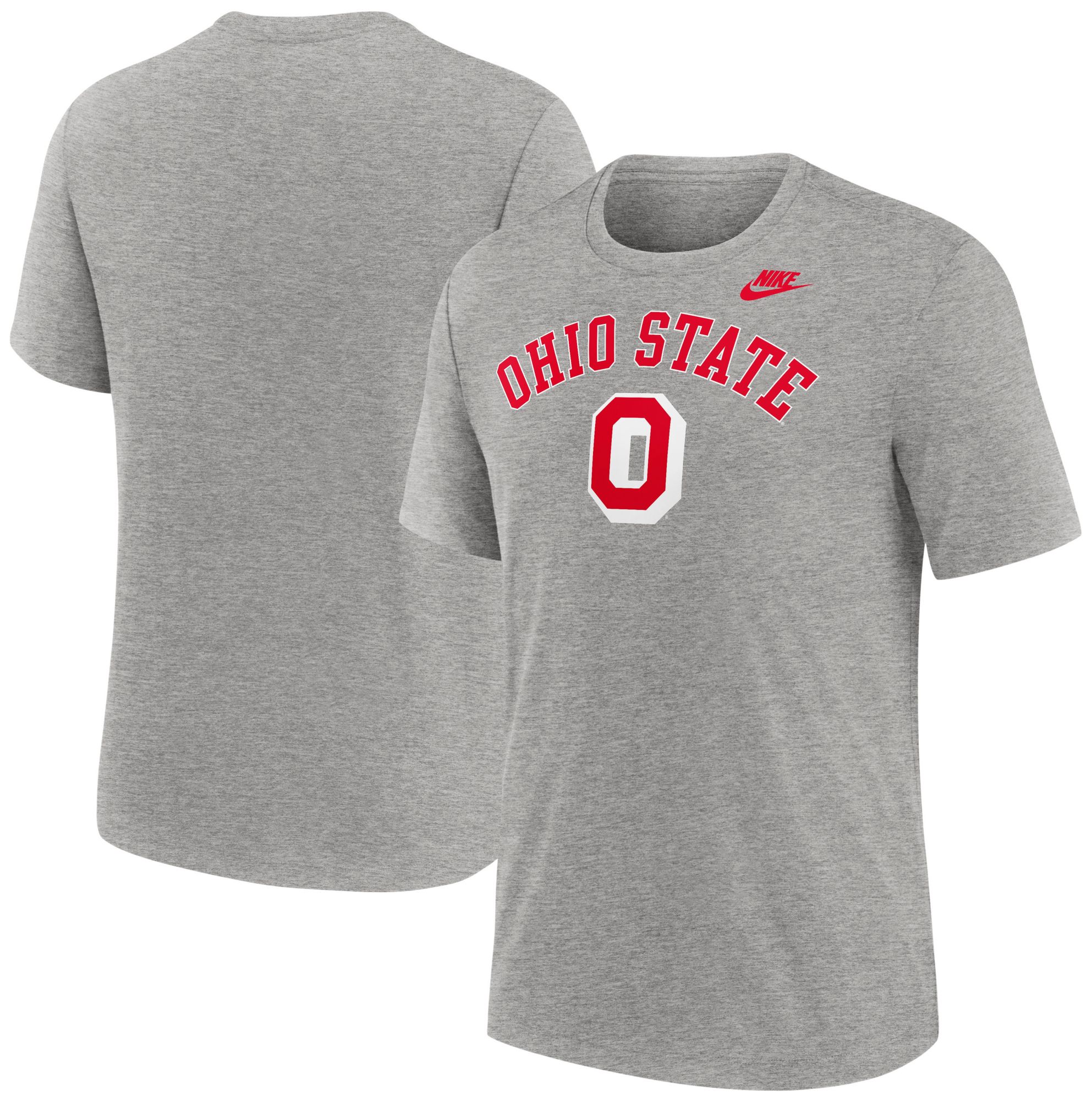 Nike Men's Ohio State Buckeyes Dark Grey Heather Legacy Arch T-Shirt product image