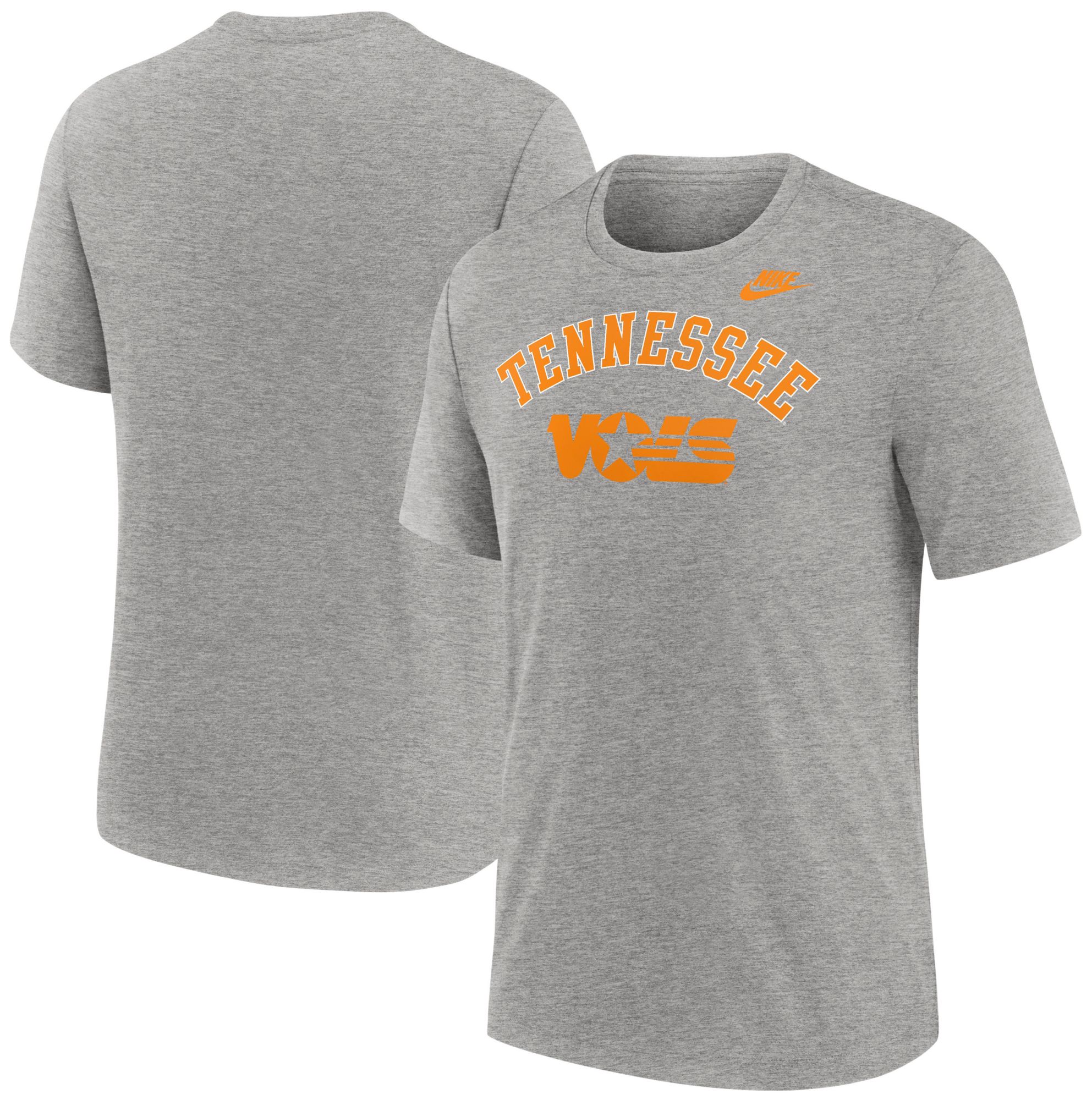 Nike Men's Tennessee Volunteers Dark Grey Heather Legacy Arch T-Shirt product image