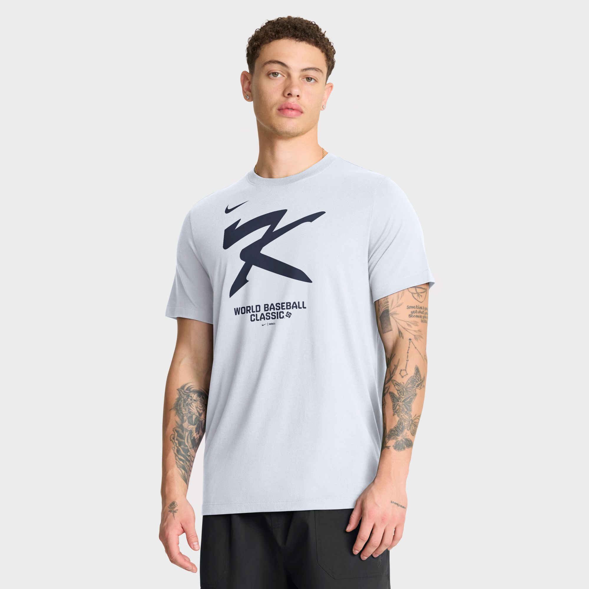 Nike Men's World Baseball Classic 2026 South Korea Logo Tri-Blend T-Shirt product image