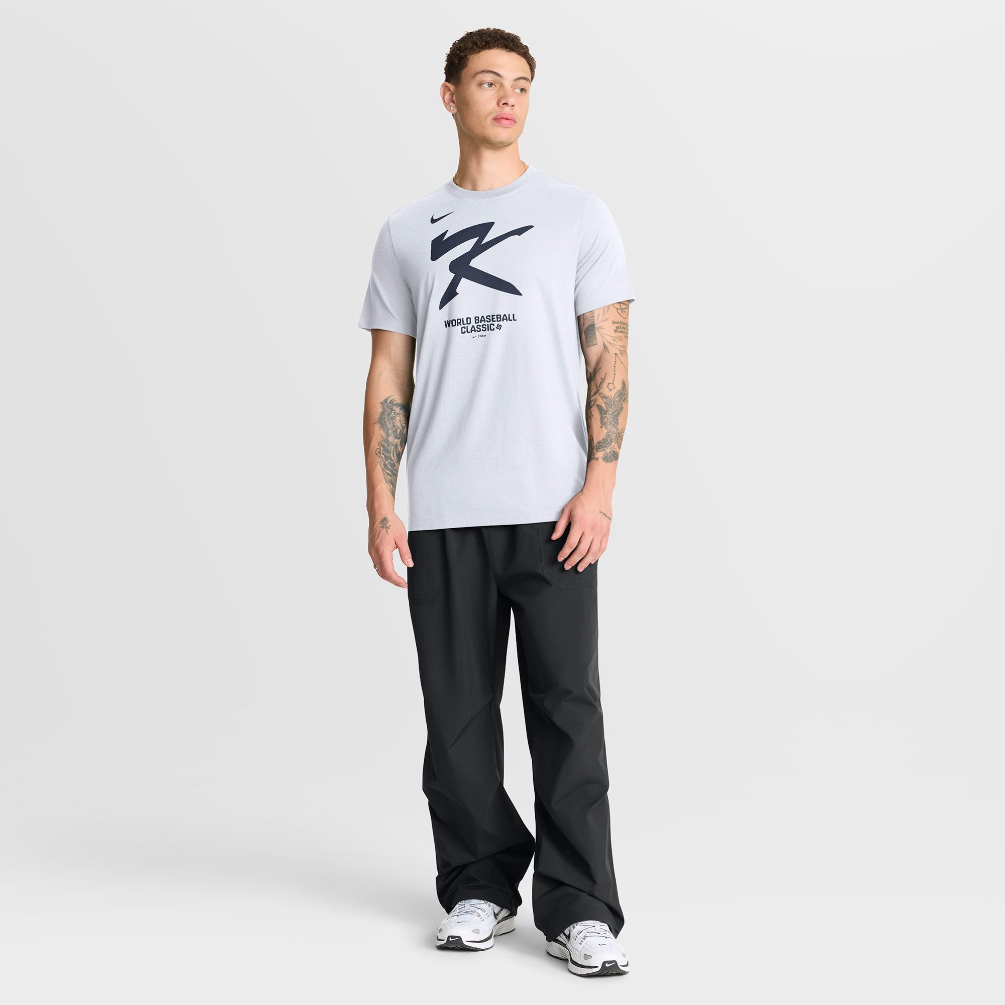 Nike Men's World Baseball Classic 2026 South Korea Logo Tri-Blend T-Shirt product image