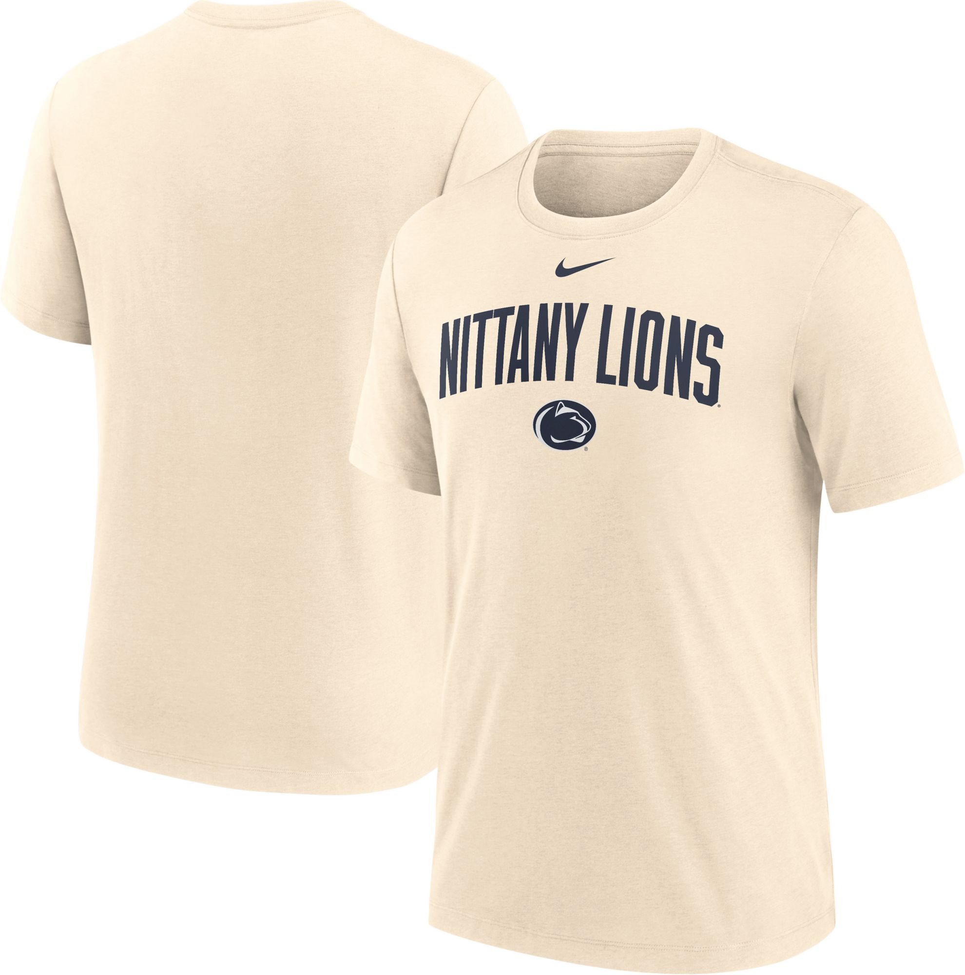 Nike Men's Penn State Nittany Lions Natural Tri-Blend Primary Logo T-Shirt product image