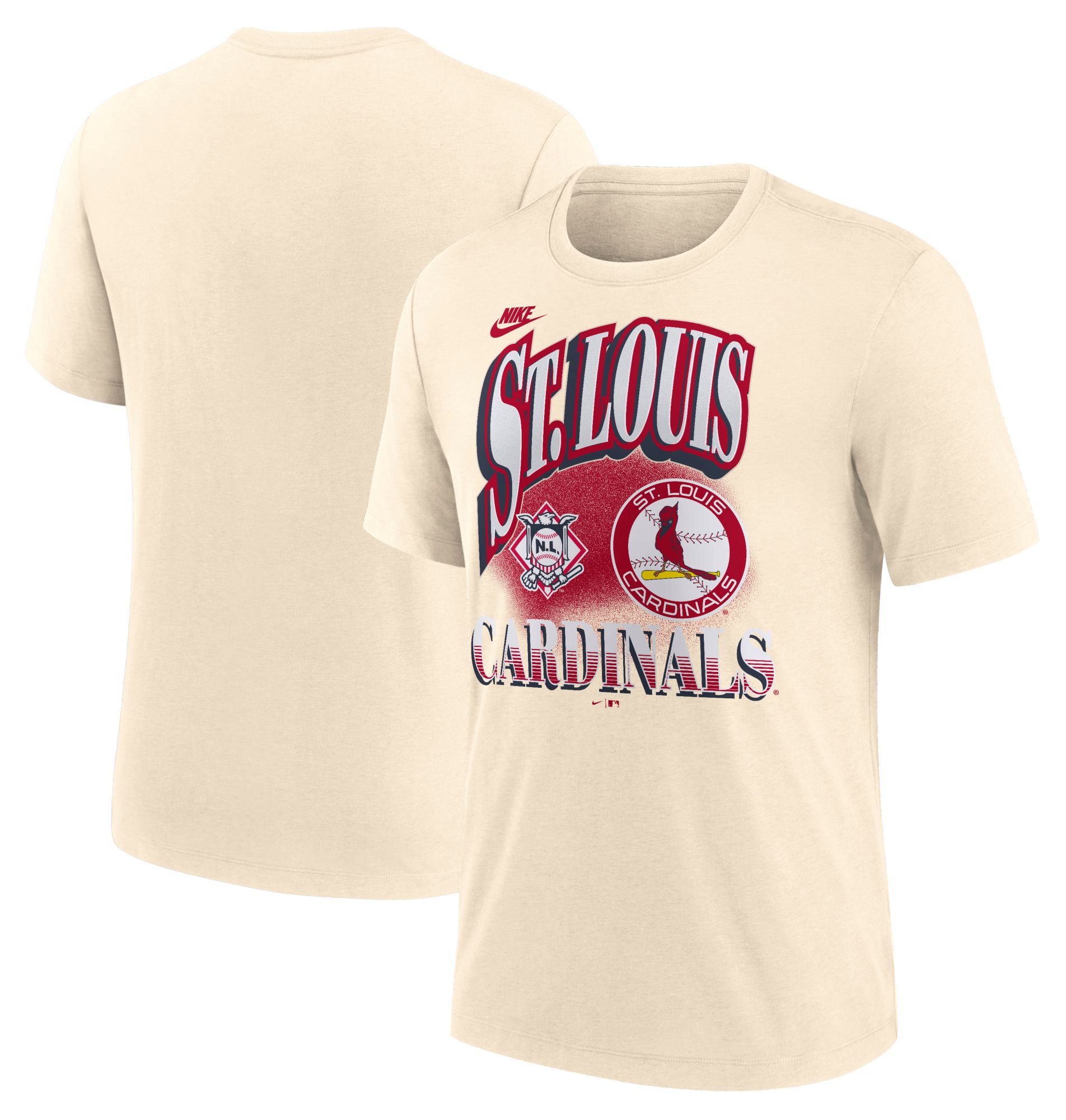 Nike Men's St. Louis Cardinals Tan Cooperstown Vintage T-Shirt