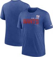 Nike Men's New York Giants Team Name Heather Blue Tri-Blend T-Shirt product image