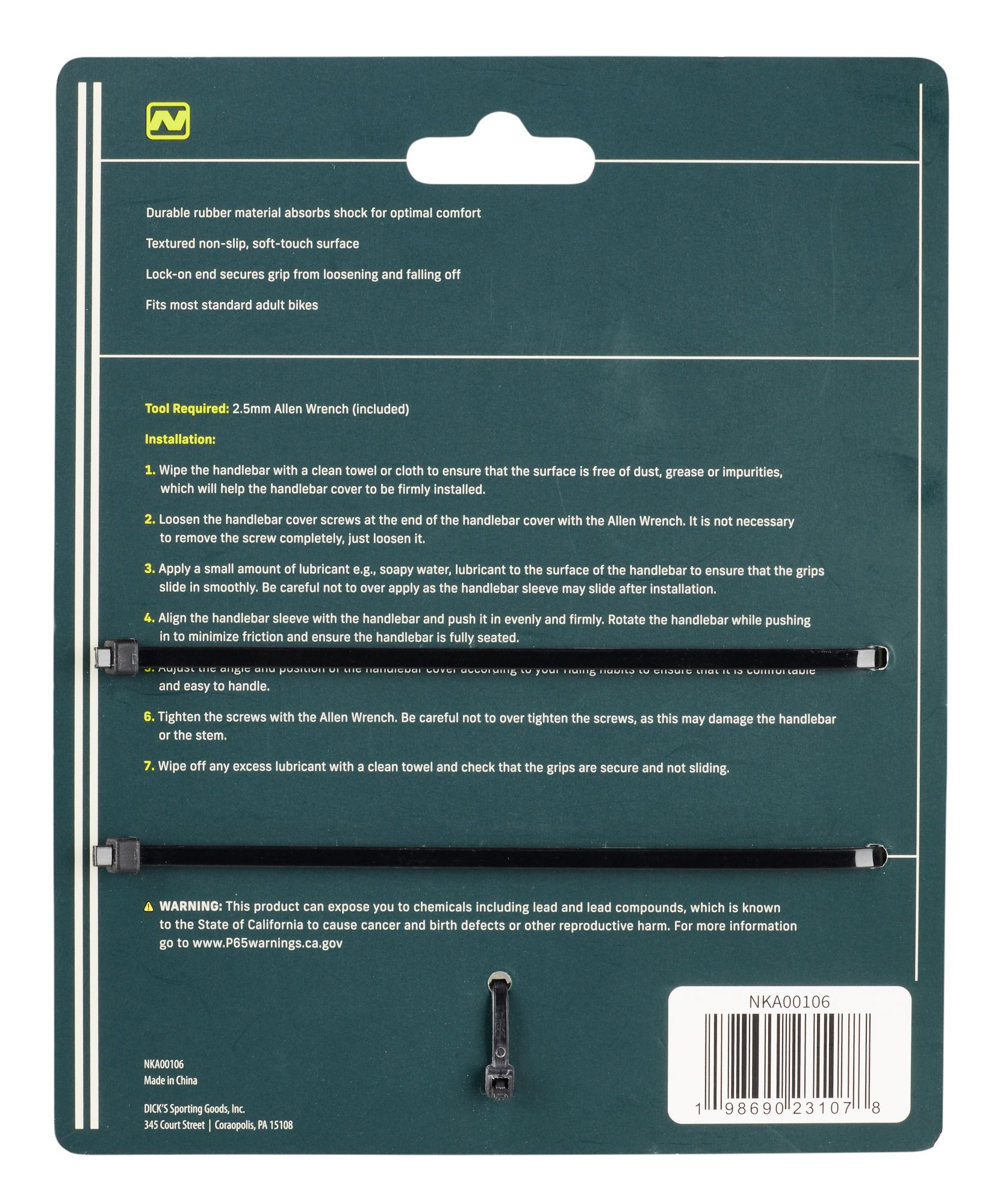 Nishiki Lock-On Bike Grips product image
